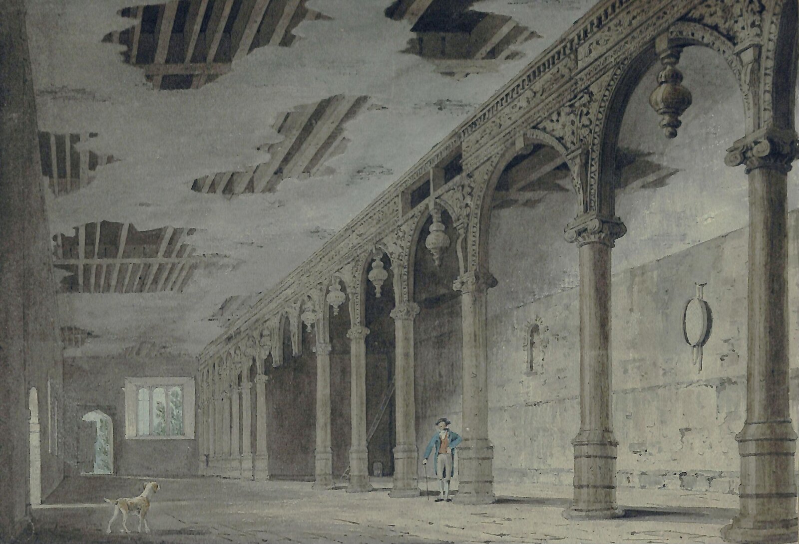 Titchfield House: The Stables, Edward Hawke Locker, 1803