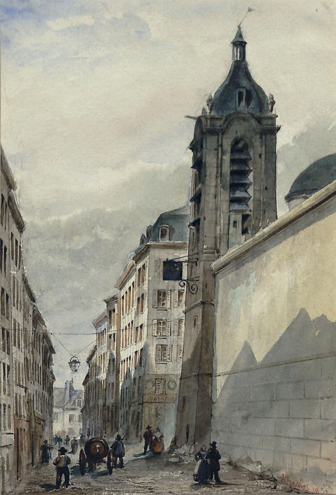 Street View, François D'Herbes, 1832