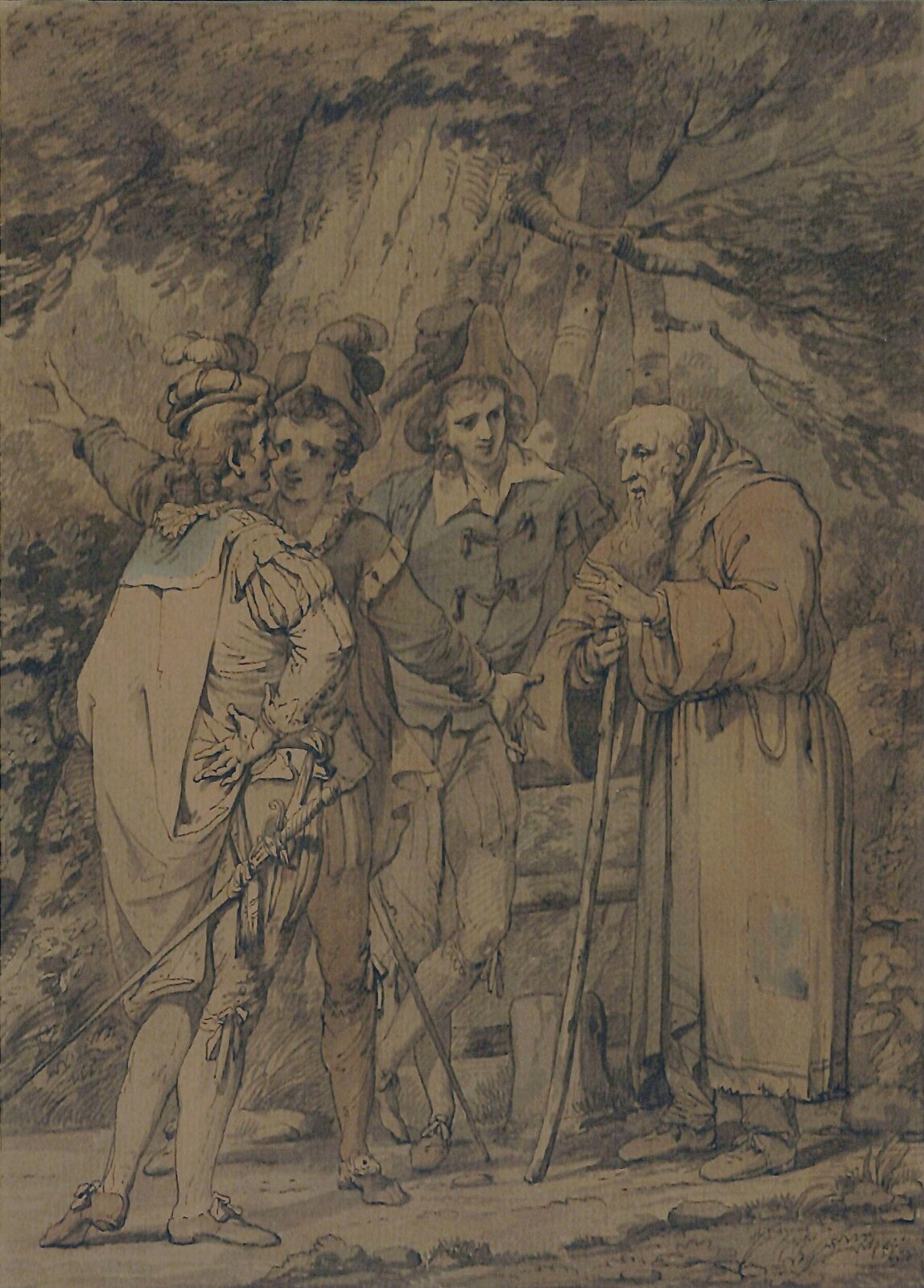 The Three Gamblers and Time, Mortimer, ca. 1760-1779