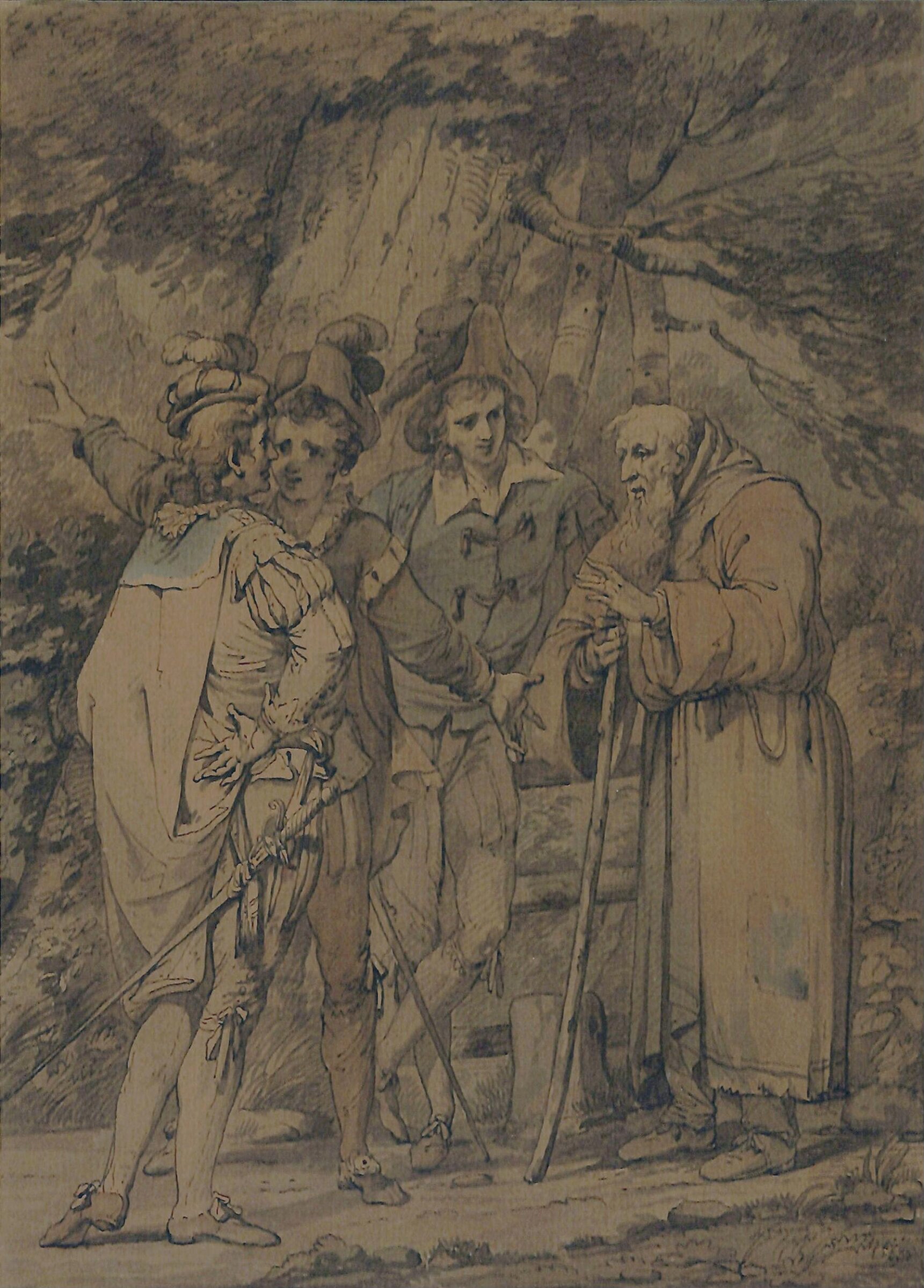 The Three Gamblers and Time, Mortimer, ca. 1760-1779