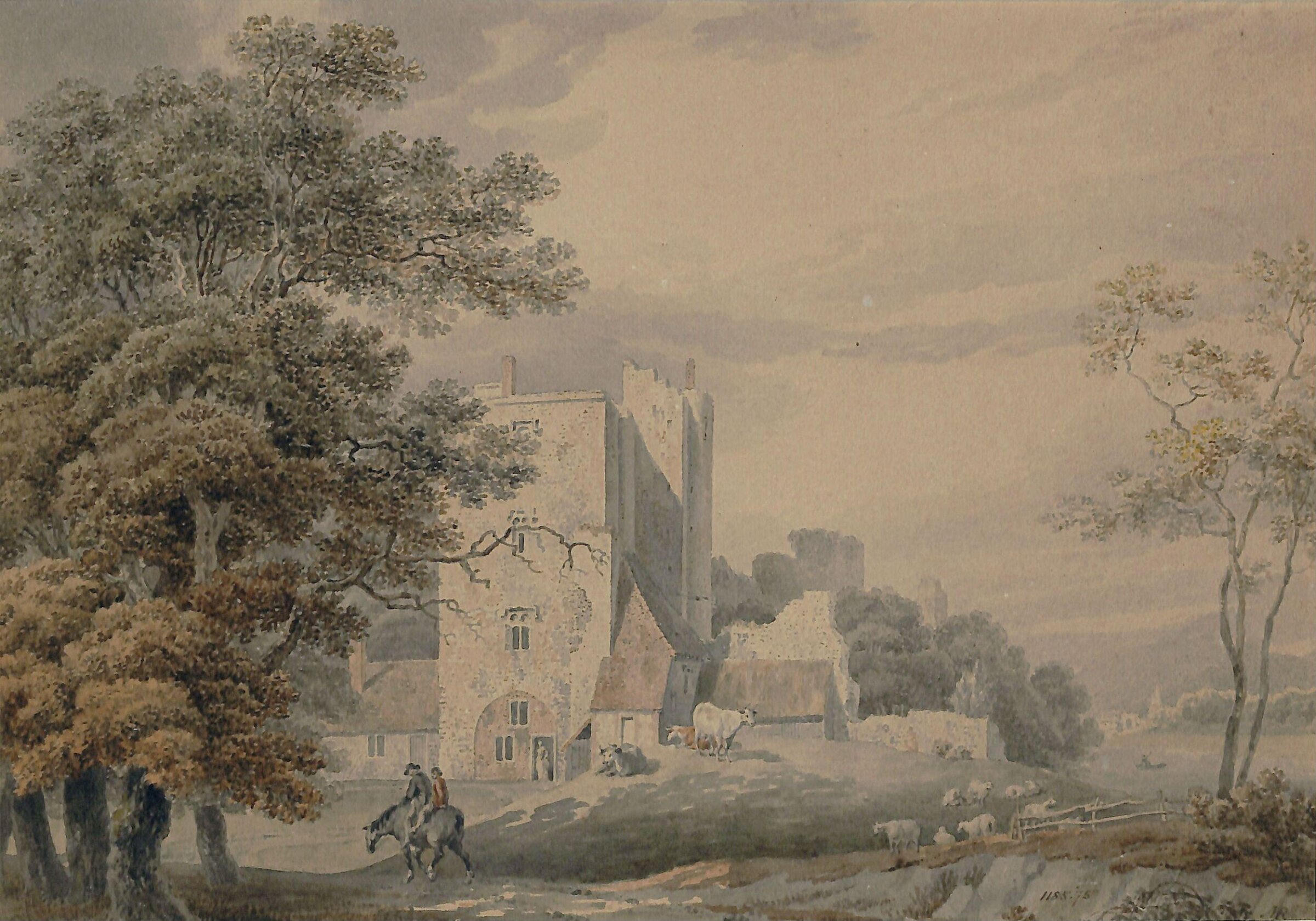 Saltwood Castle near Hythe, Rooker, ca. 1765-1801