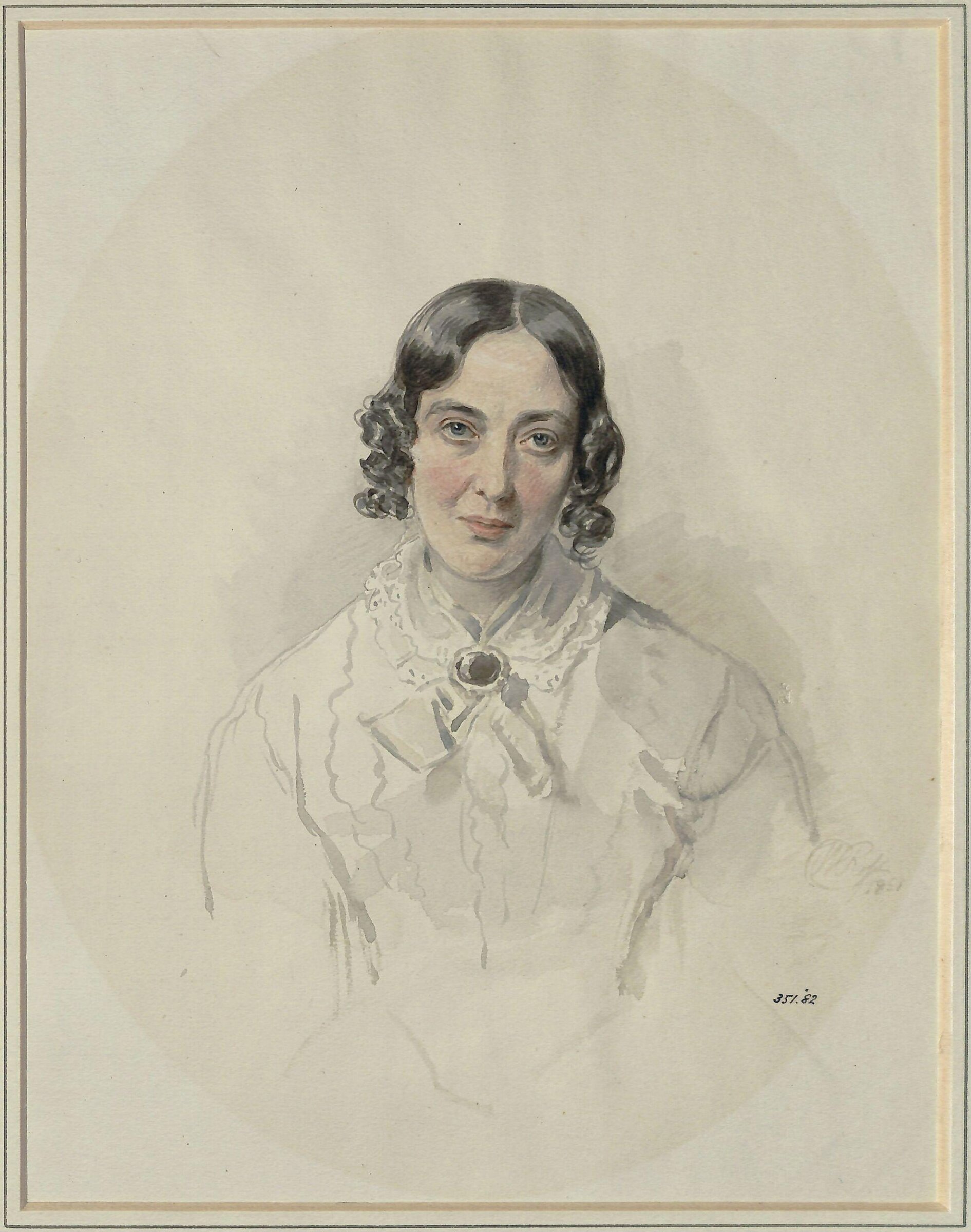 Portrait of Mrs Milnes, William Ross, ca. 1820-60