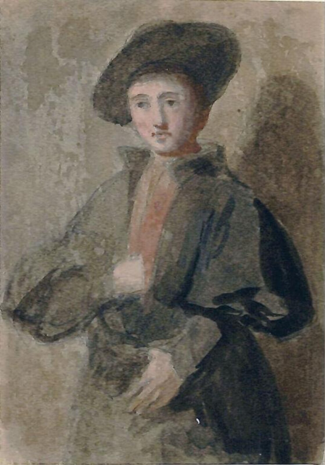 Two studies from Andrea del Sarto, Clarkson Frederick Stanfield, ca. 1820-60