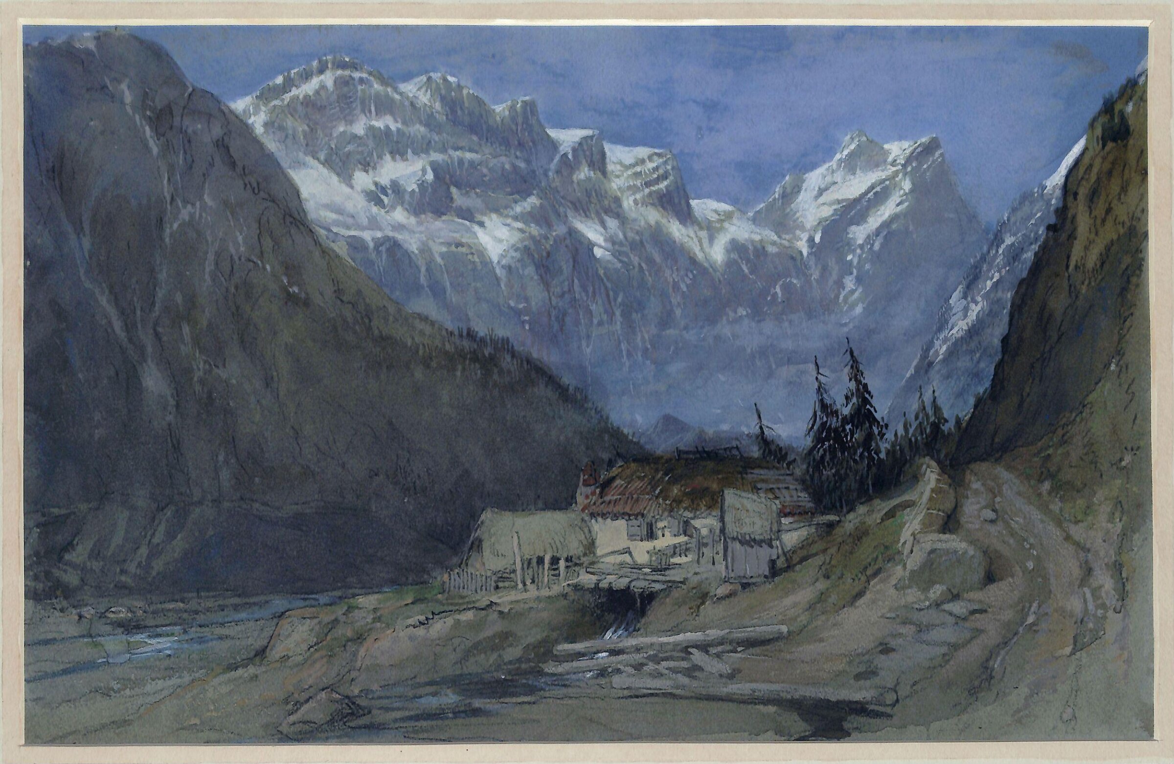 Val d'Orso, Clarkson Stanfield, ca. 1820-60