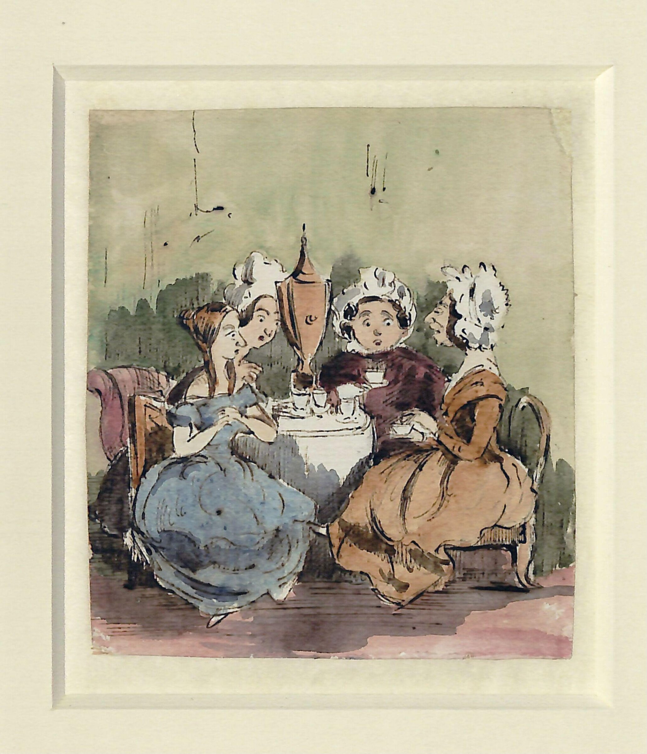 Gossip, William Makepeace Thackeray, mid 19th century