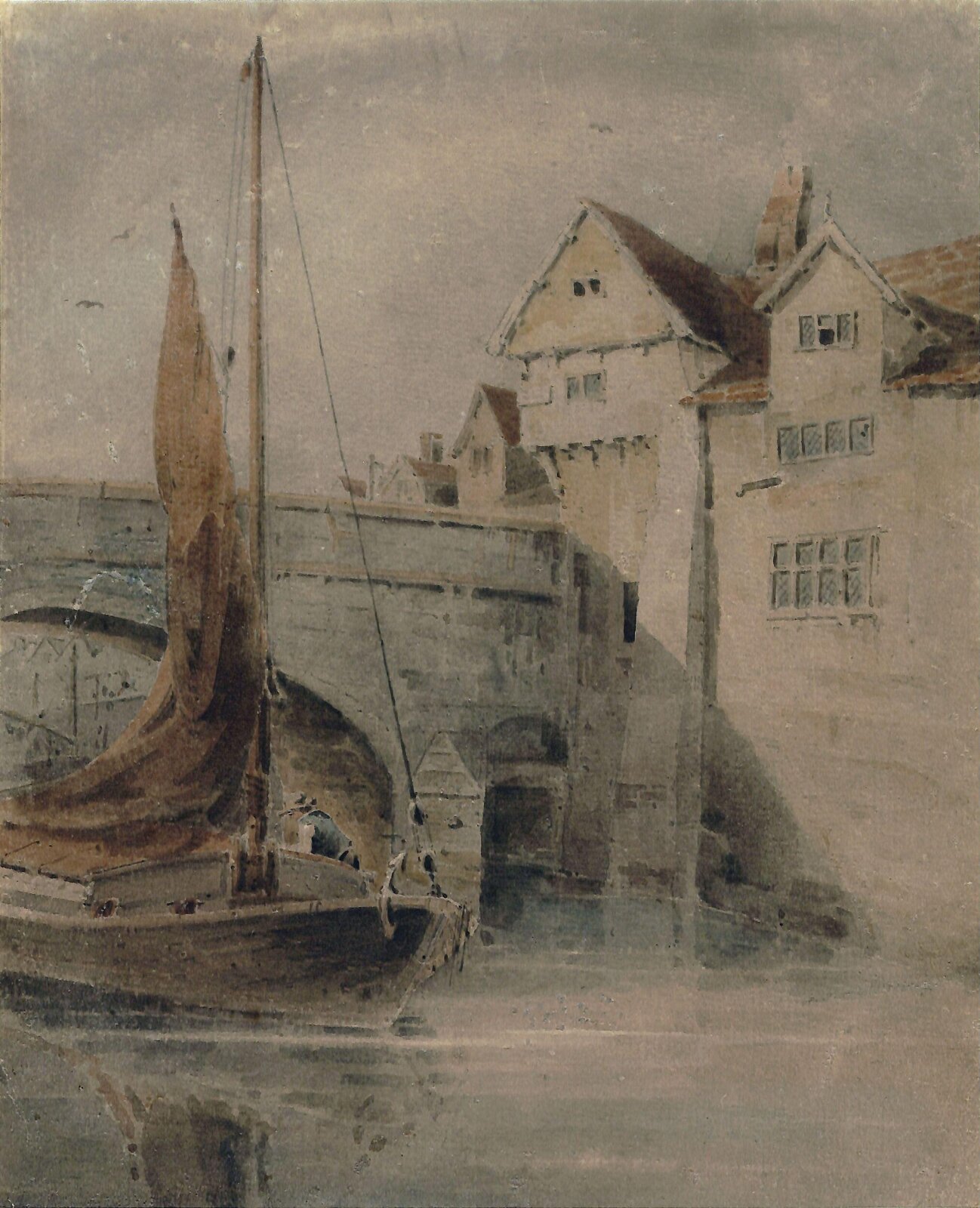 Fye Bridge, Norwich, Thirtle, ca. 1800-1839