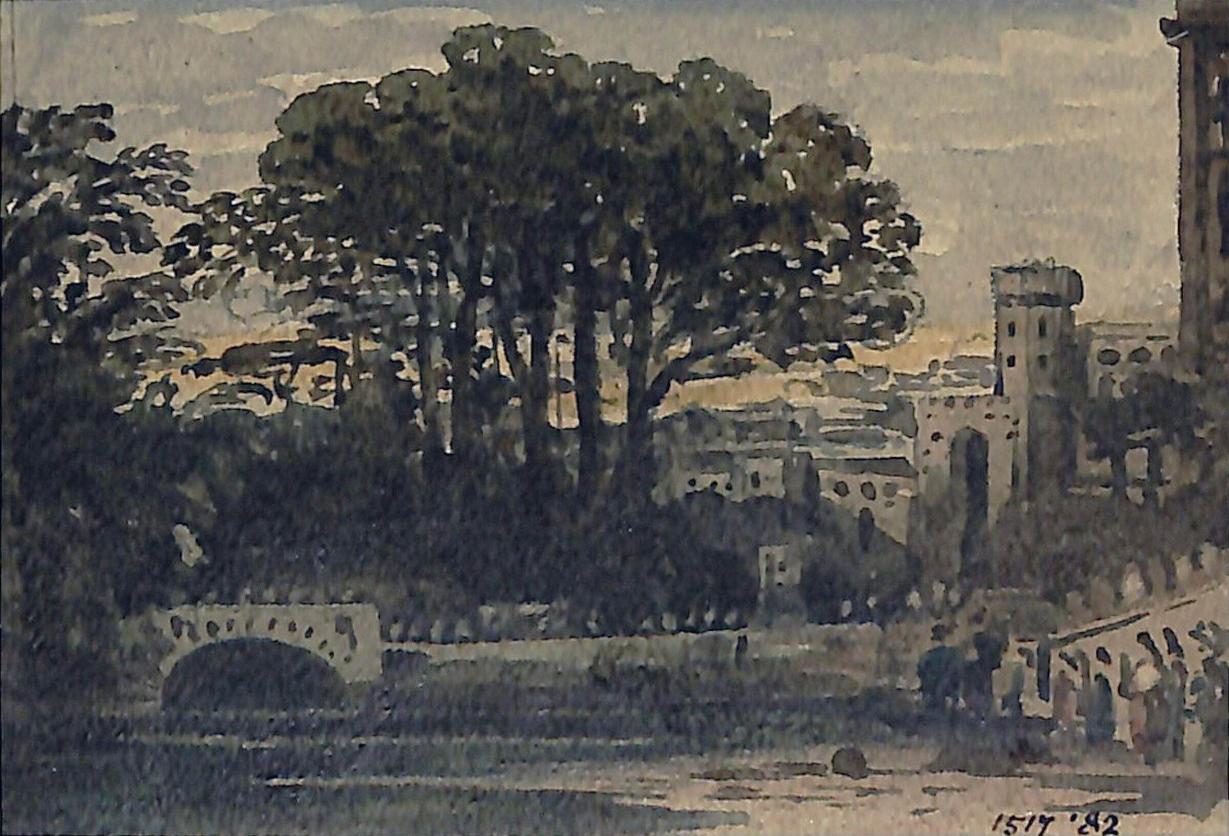 The Burial of Saul, John Varley, ca. 1800-1842
