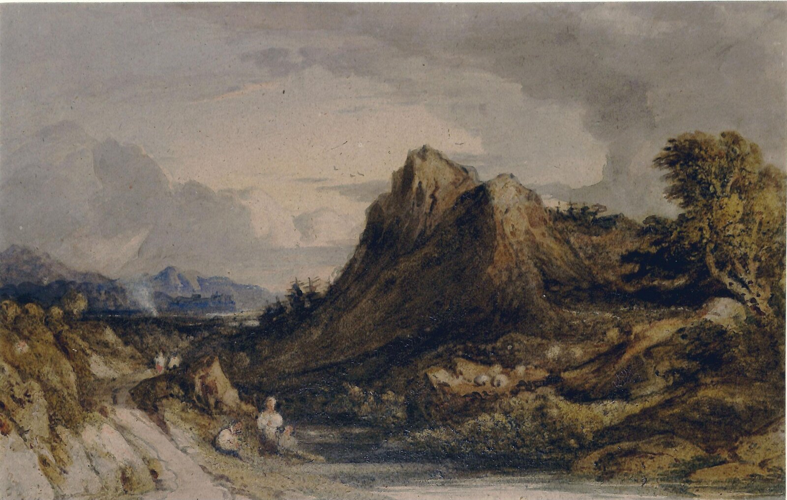 Mountain Scenery, John Varley, 1800-42