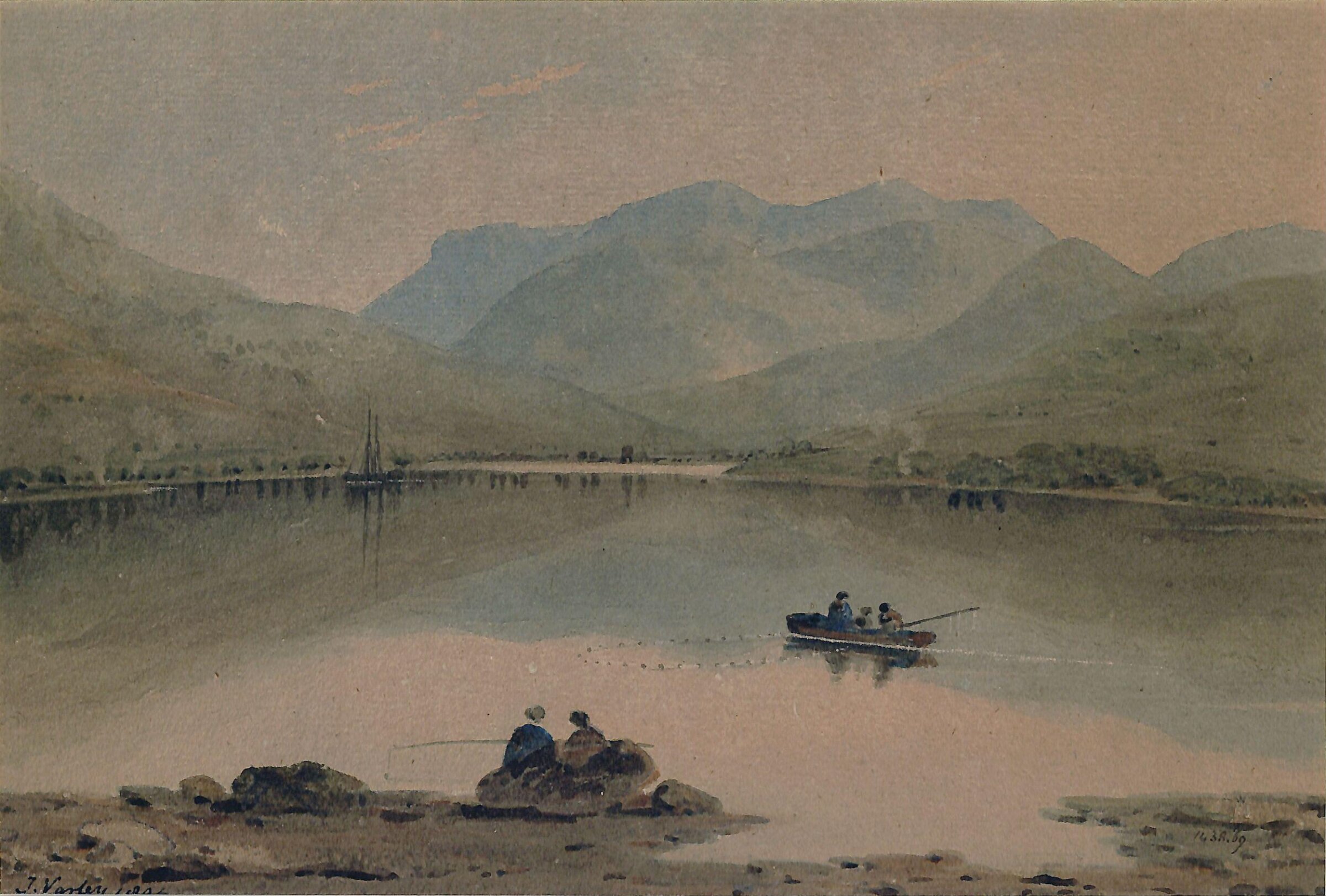 Tal-y-Llyn, North Wales, John Varley, 1804