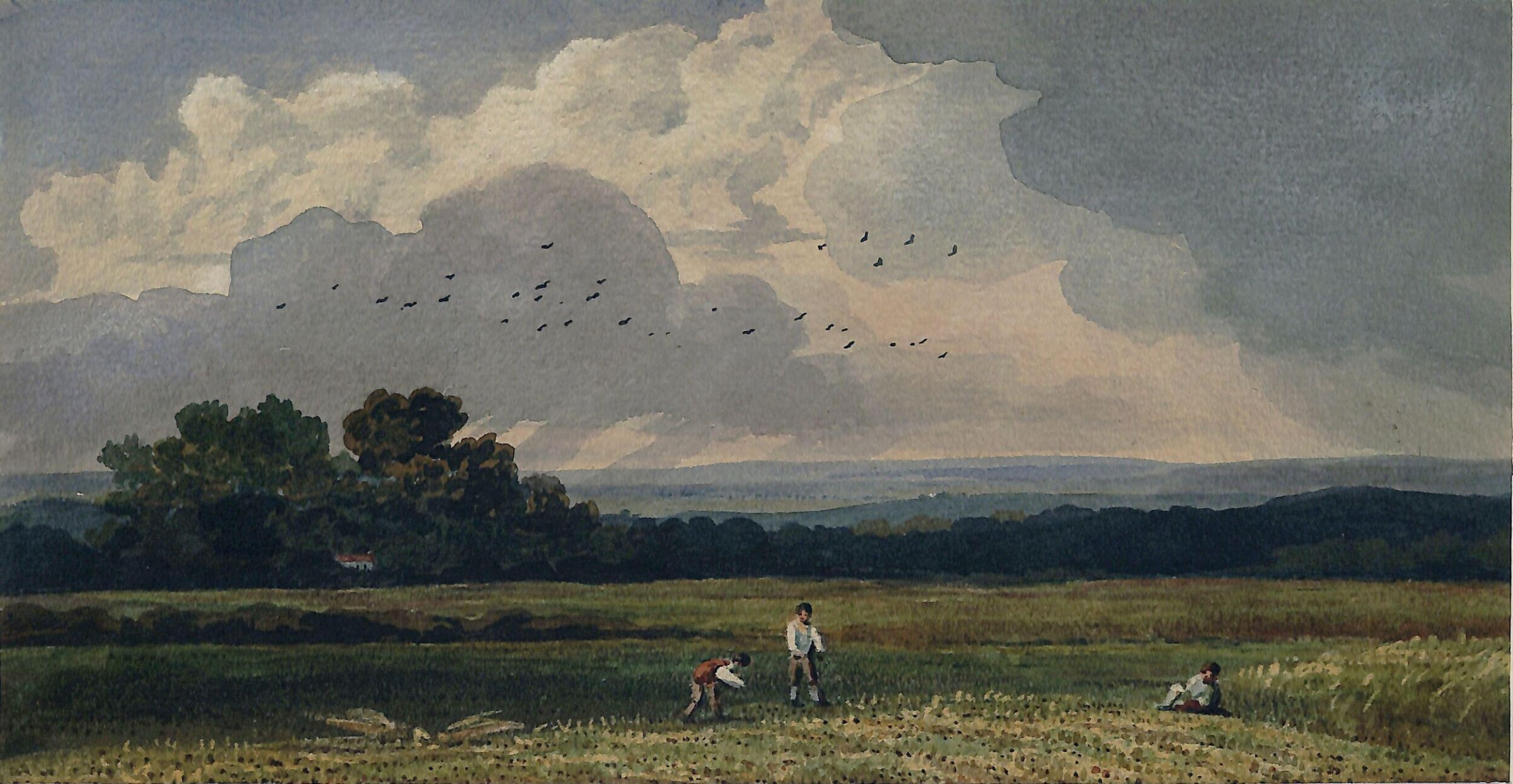 Watercolour, Benjamin West, mid-18th century - early 19th century