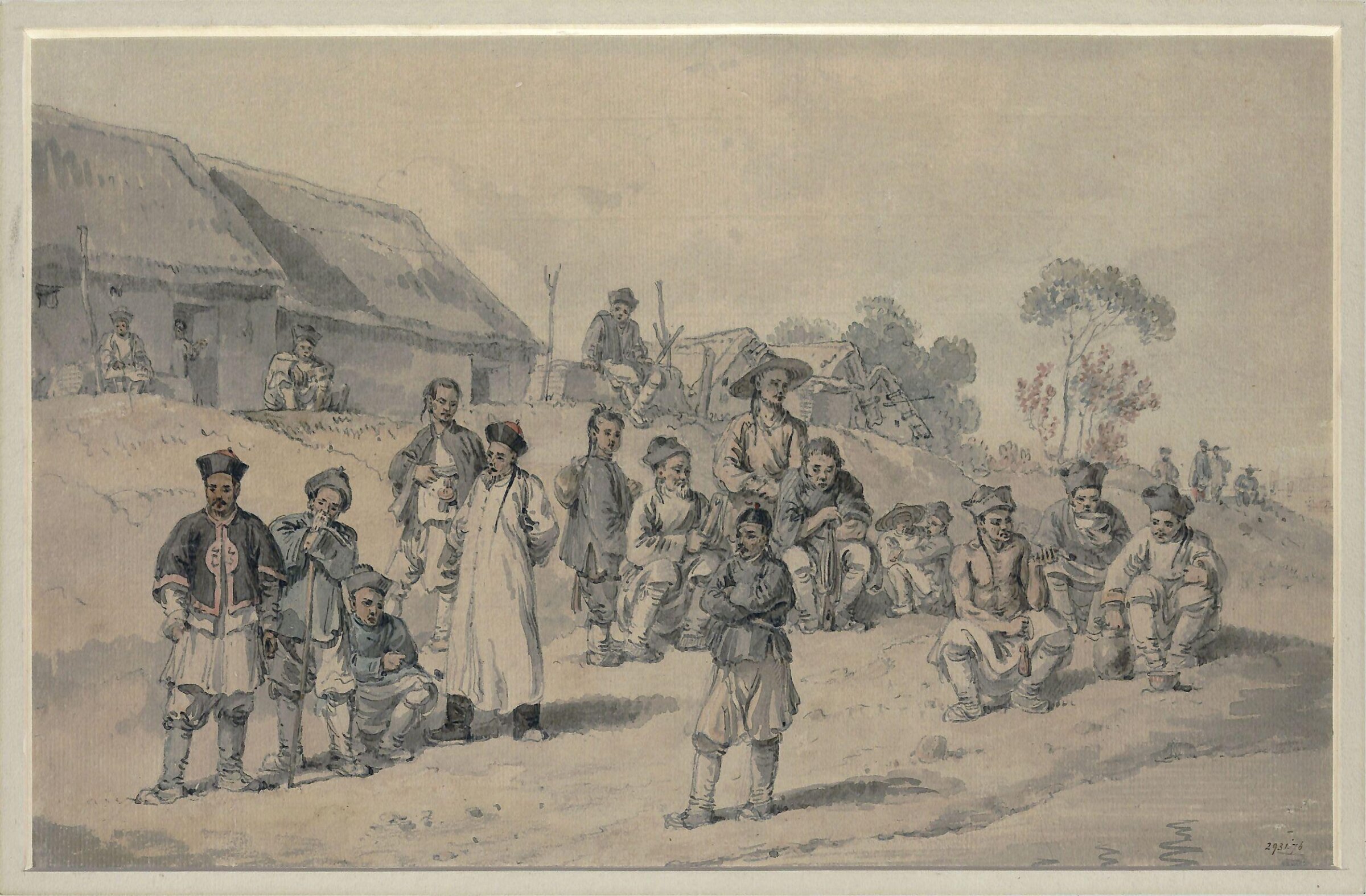 Chinese Observing the British (Lord Macartney's) Embassy, William Alexander, ca. 1793
