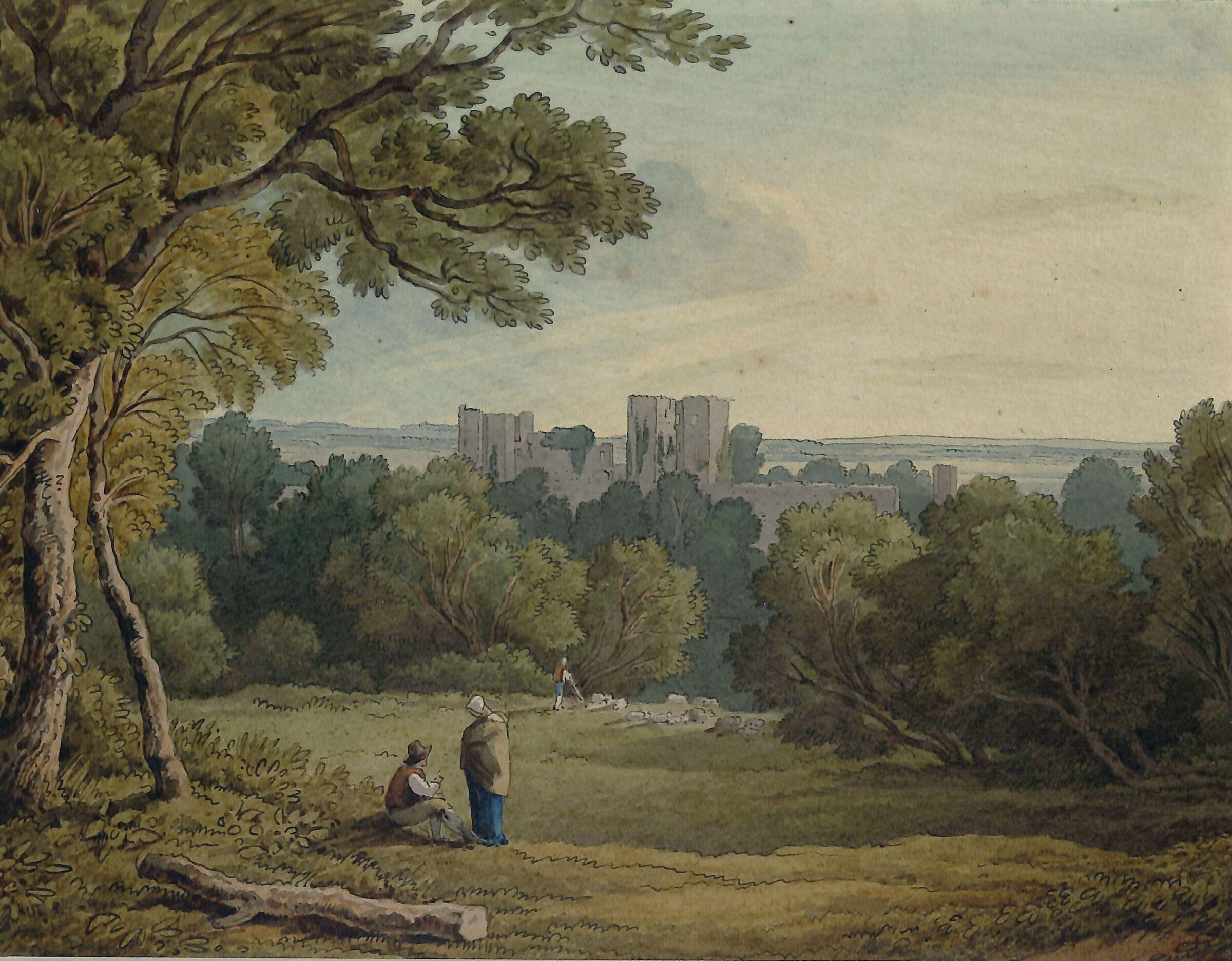 Kenilworth Castle, John White Abbott, ca. 1800-1820