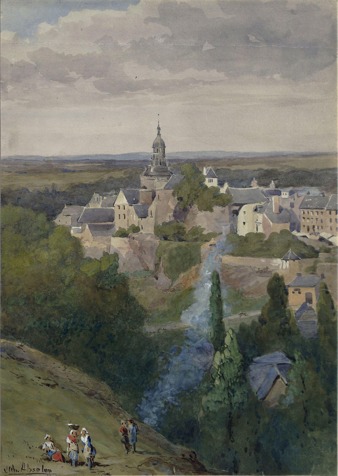 Moncontour, Brittany, John Absolon, ca. 1830 - 5 May 1895