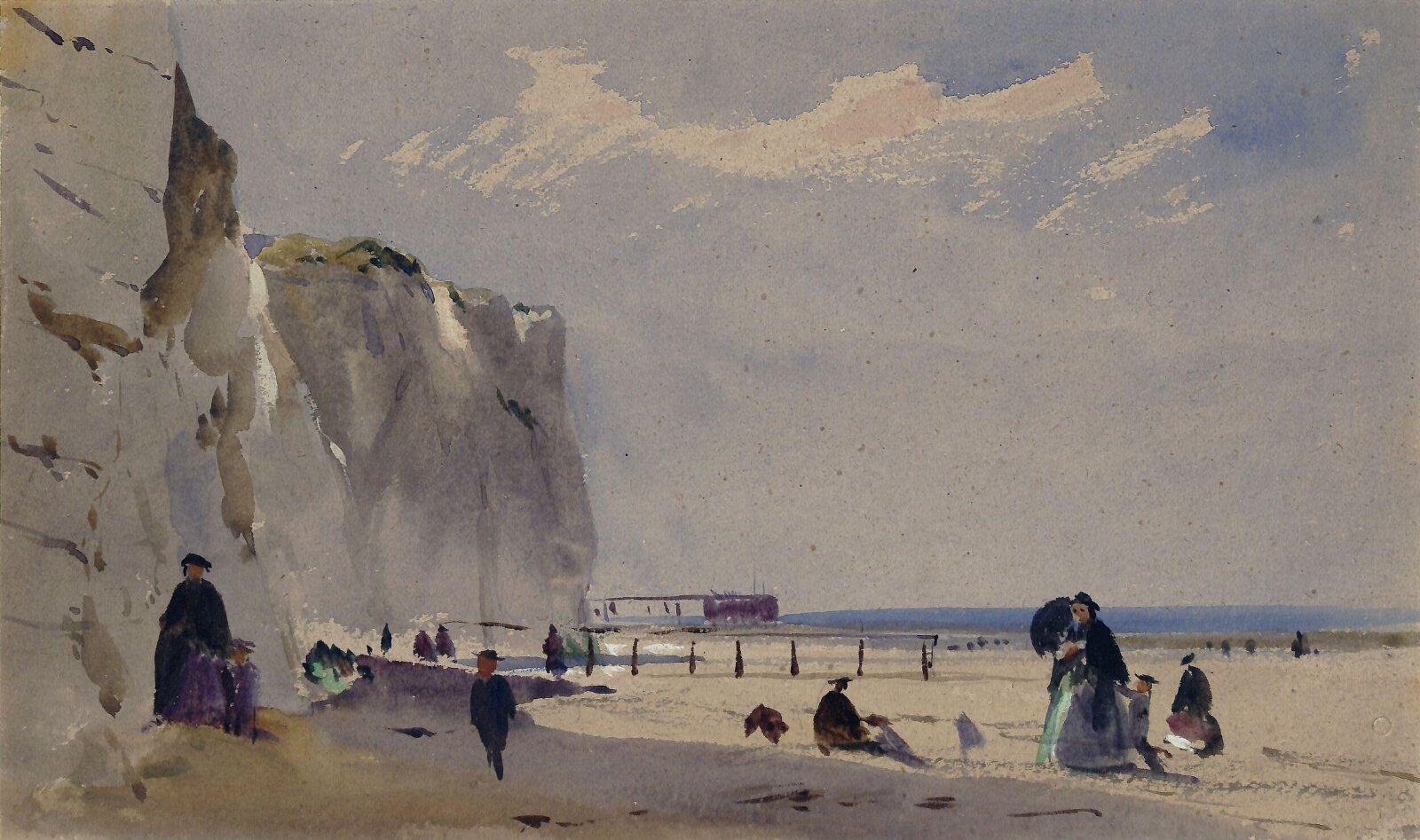 Coast Scene, Normandy, John Absolon, ca. 1860
