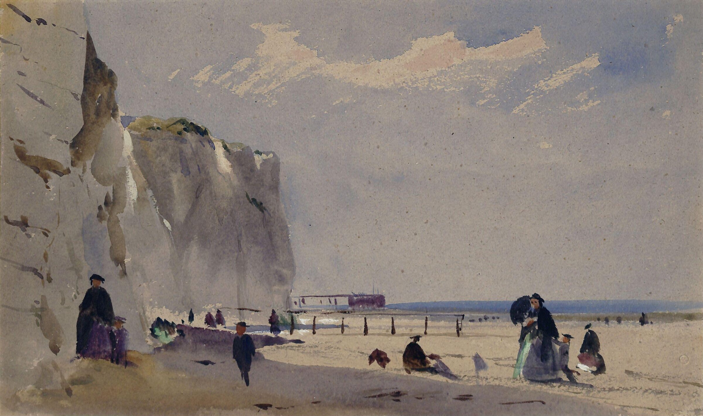 Coast Scene, Normandy, John Absolon, ca. 1860