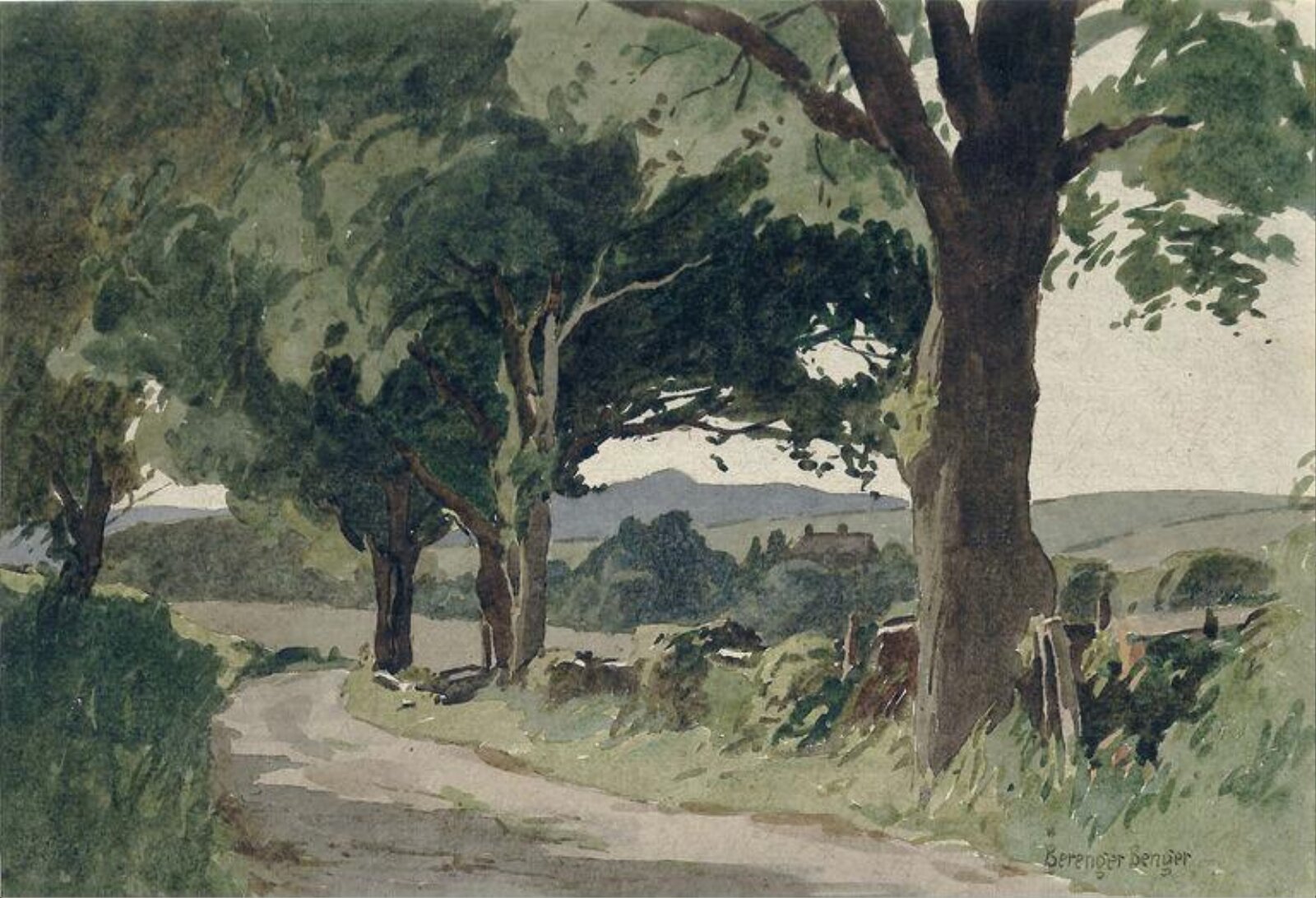 Watercolour, Berenger Benger, ок. 1890–1935
