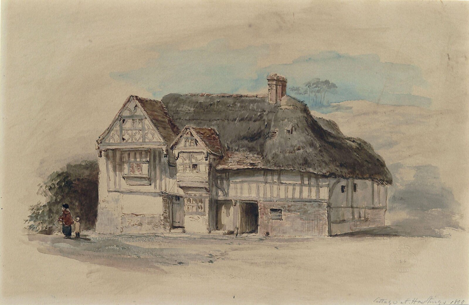 Cottage near Hastings, John Burnet, 1809