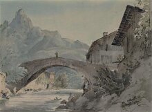 Bridge at Sallanches, and the Aiguille de Varens thumbnail 1