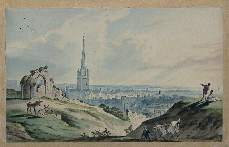 A View of Norwich, from Mousehold Hill, near the ruins of Kett's Castle top image