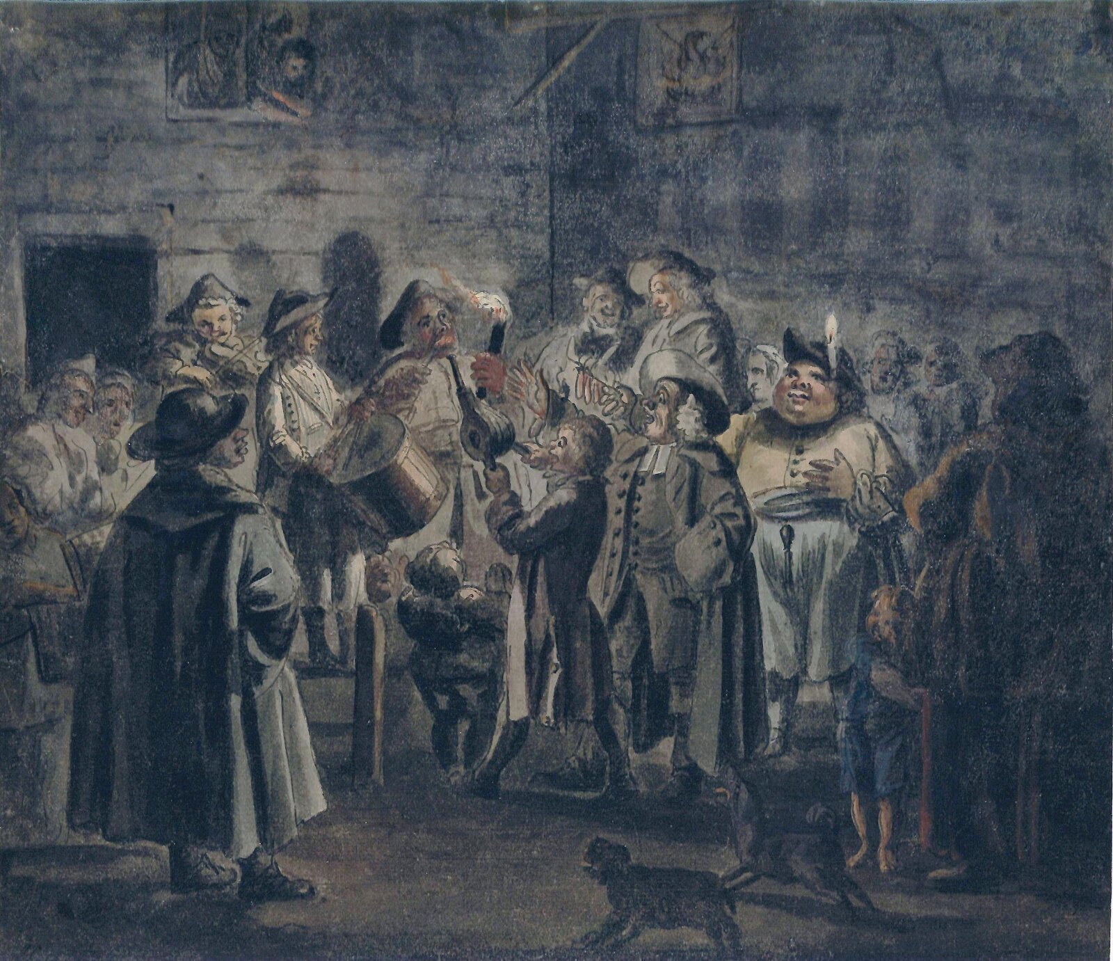 Night Musicians, John Collet, ca. 1760