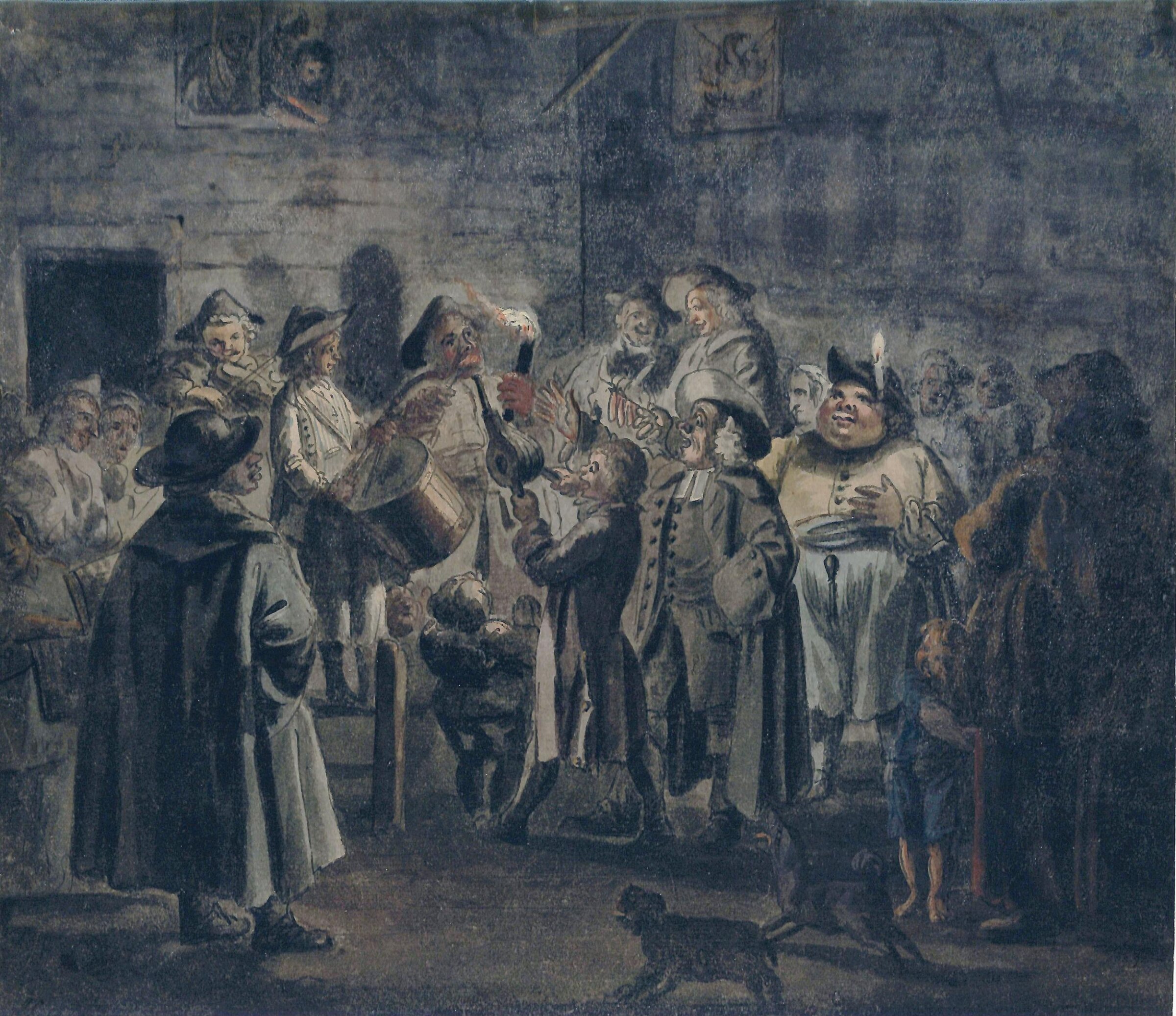 Night Musicians, John Collet, ca. 1760