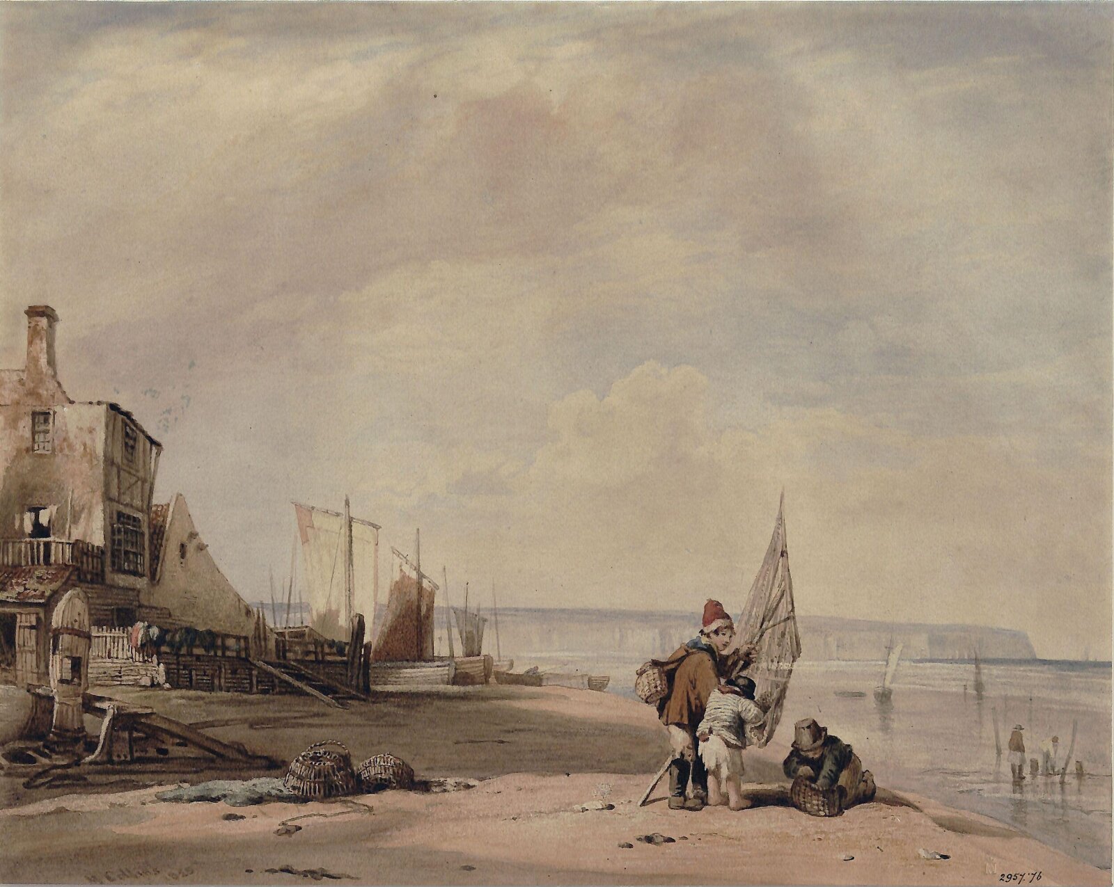 Juvenile Shrimpers, Deal, William Collins, 1825