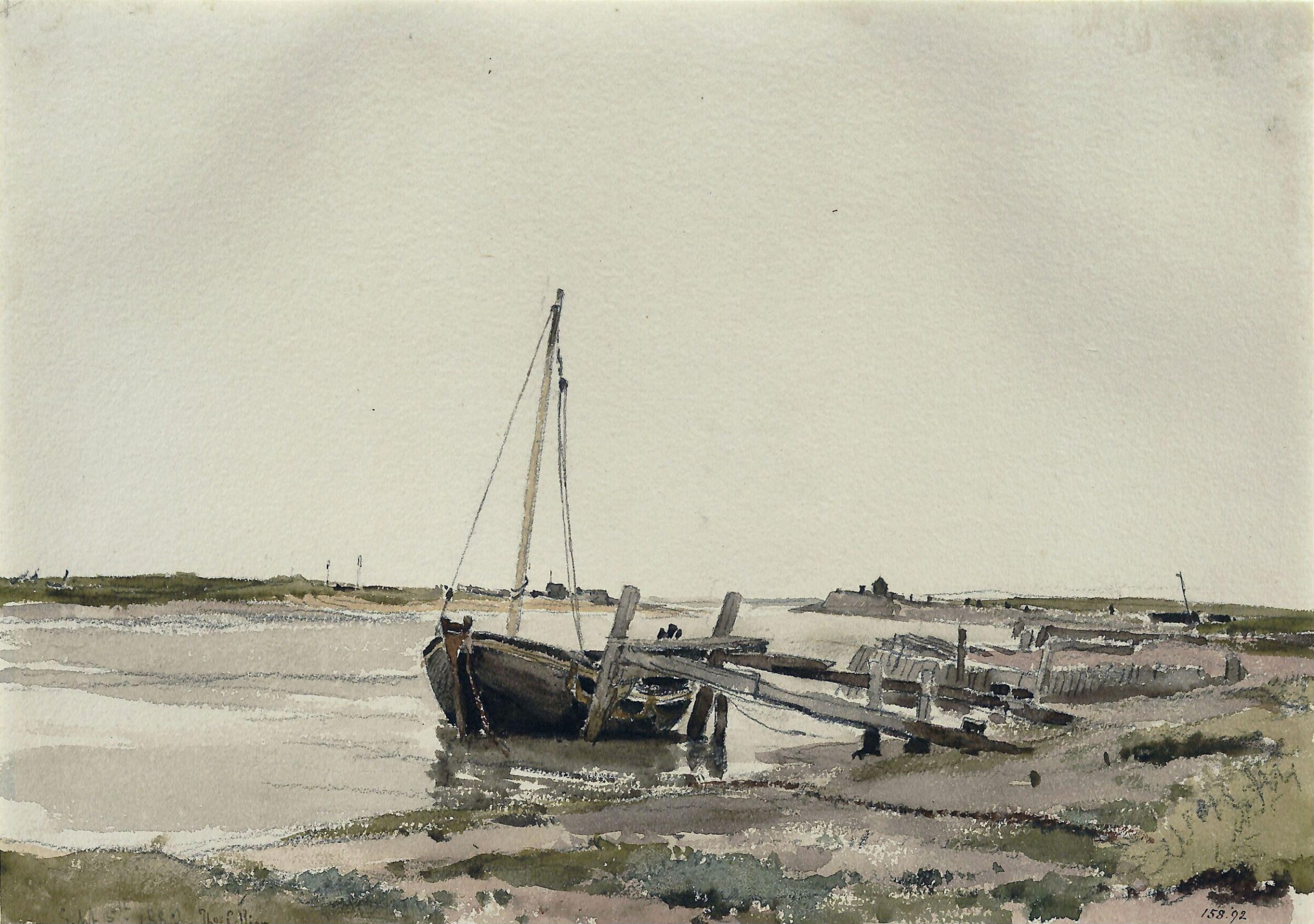 On the Blyth, Suffolk, Thomas Collier, 1882