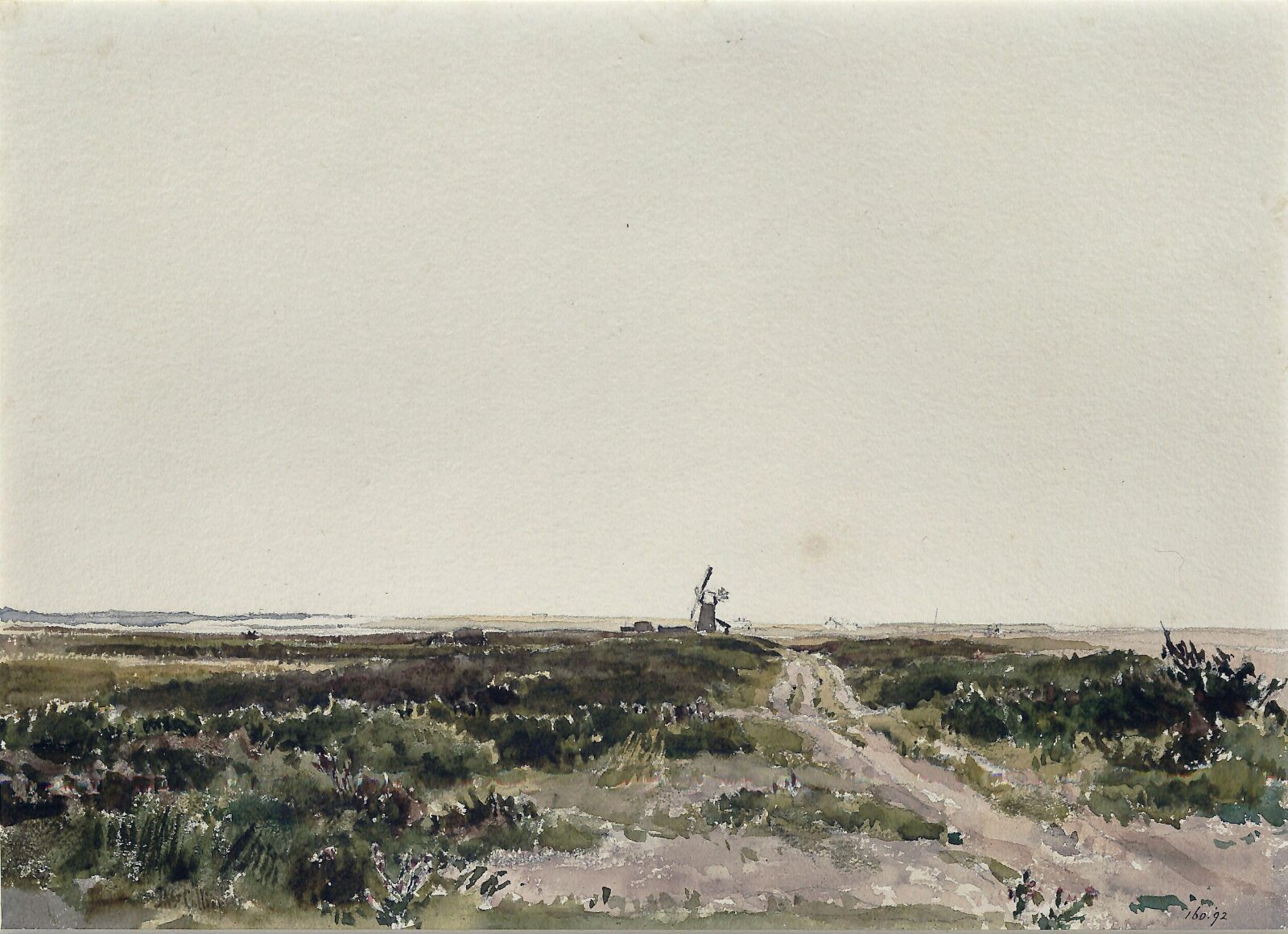 Near Aldeburgh, Suffolk, Thomas Collier, ca. 1880