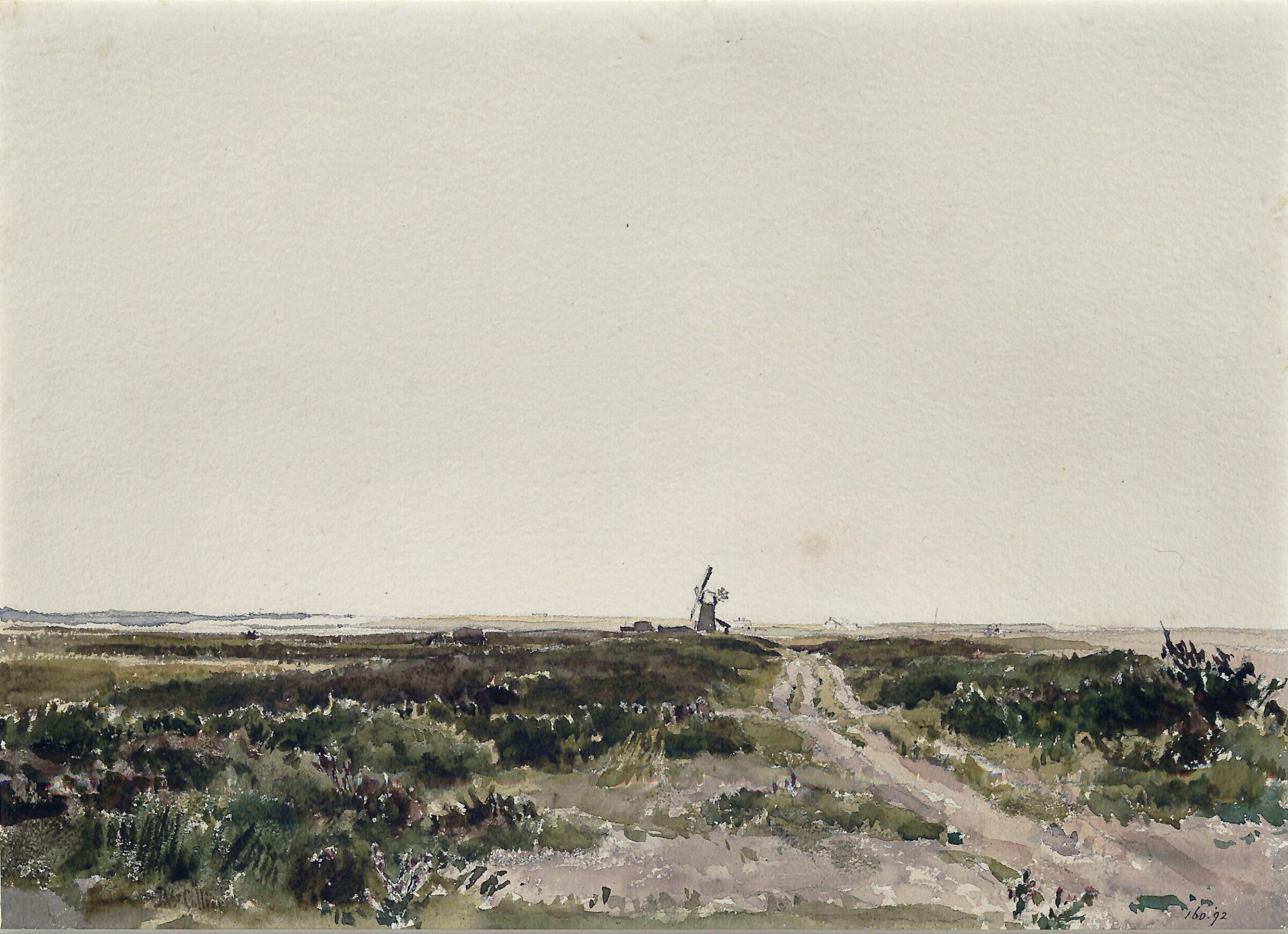 Near Aldeburgh, Suffolk, Thomas Collier, ca. 1880