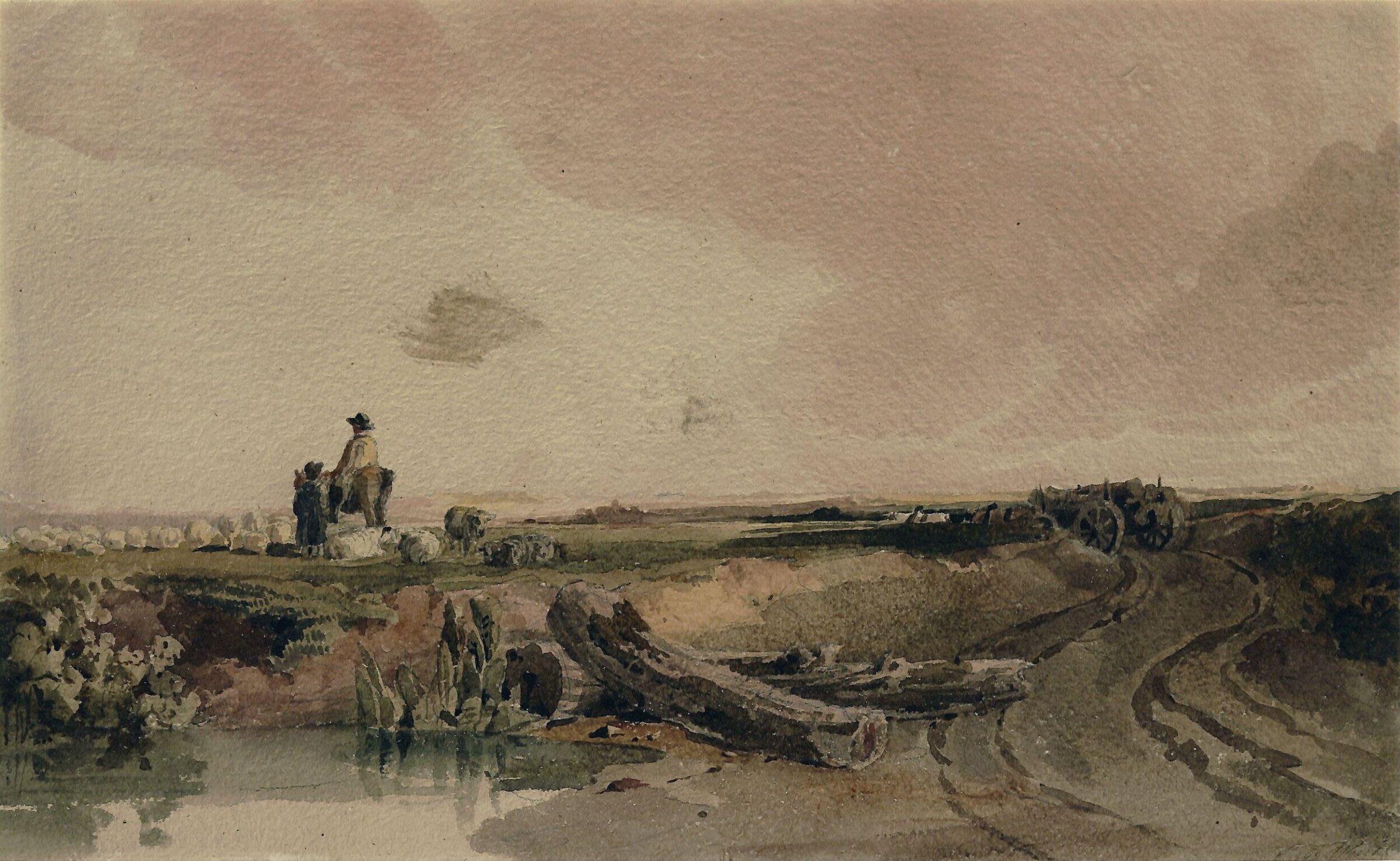 Landscape, Peter de Wint, ca. 1800-49