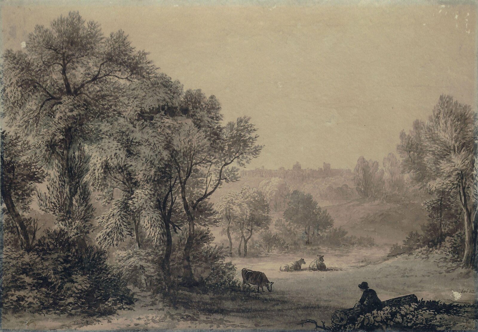Windsor Castle, Glover, ca. late 18th century - early 19th century