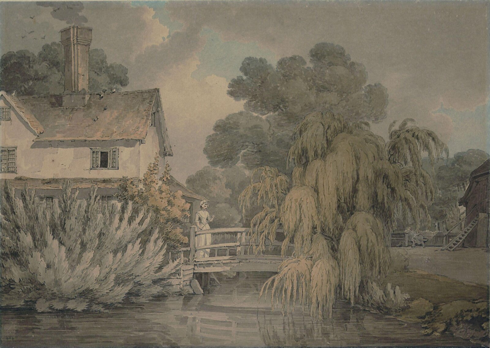 Ranger's Cottage, Hyde Park, Thomas Hearne, 1790
