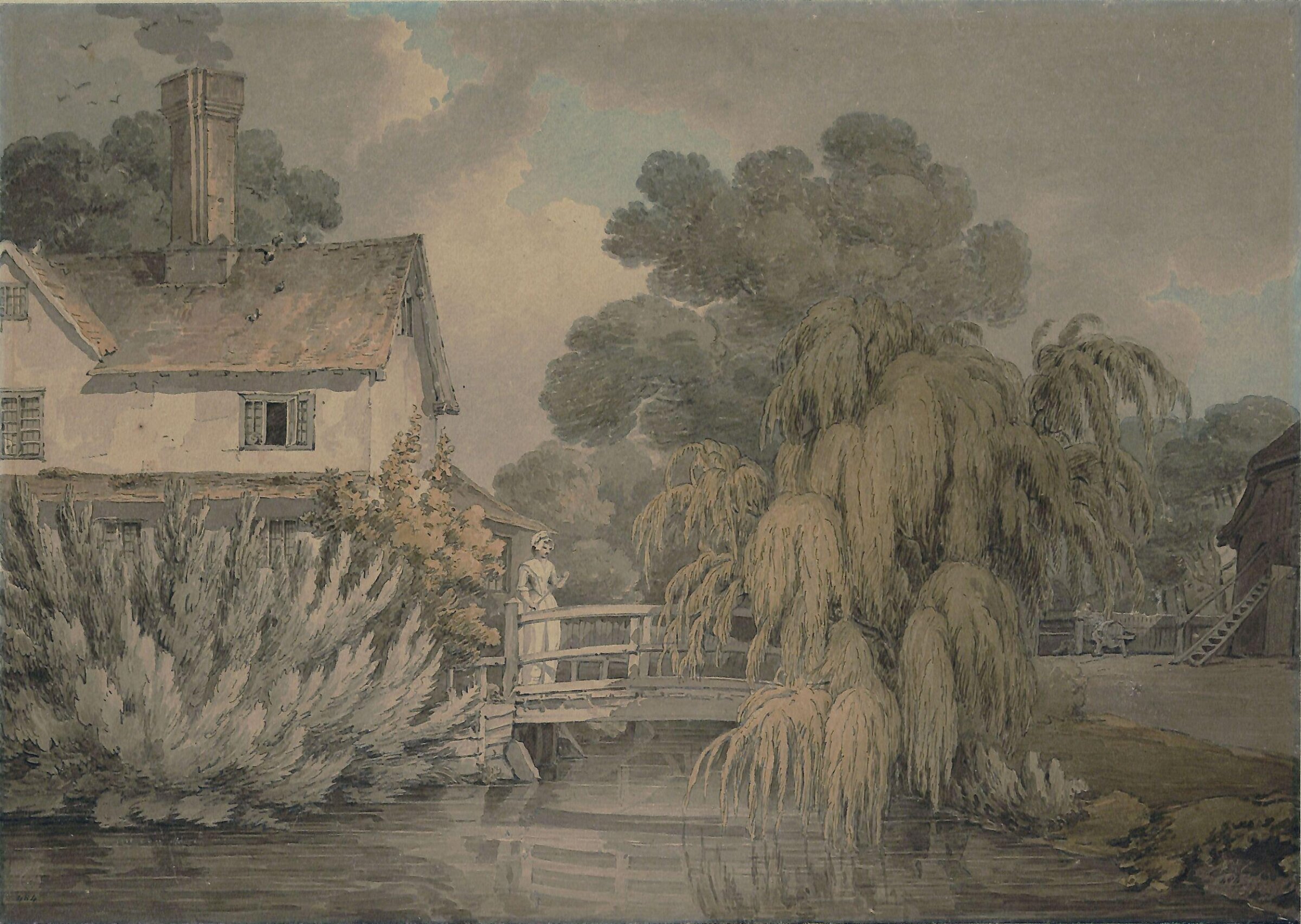 Ranger's Cottage, Hyde Park, Thomas Hearne, 1790