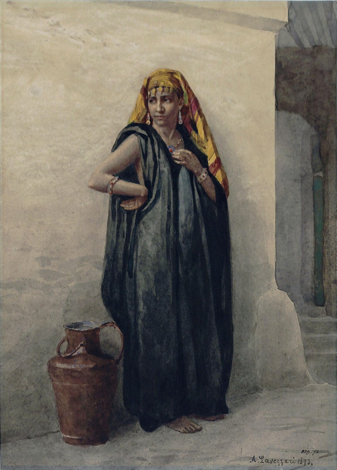 female figure, Lavezzari, 1873