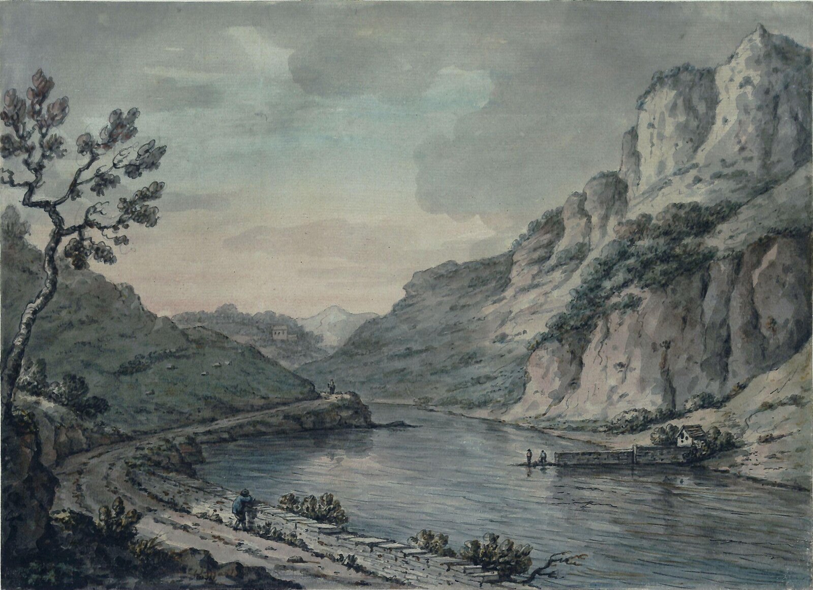 Lake Scenery, William Marlow, ca. 1760-1810