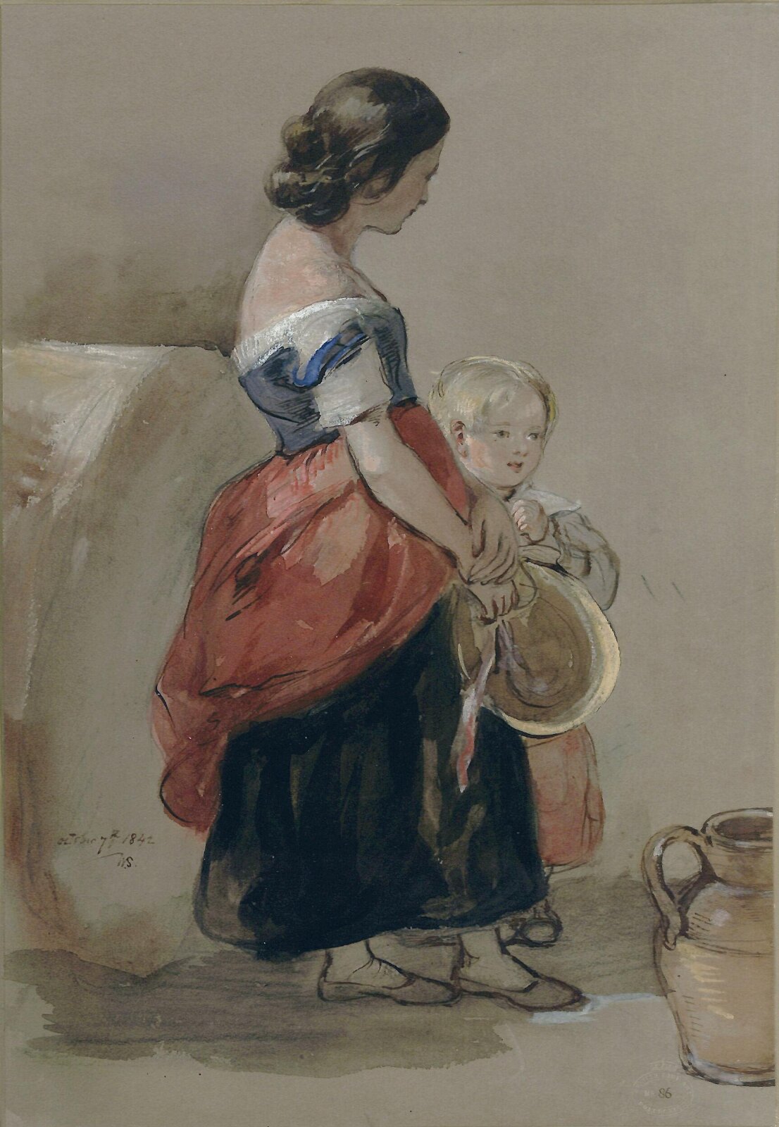 Scottish Peasants, William Simson, 1842