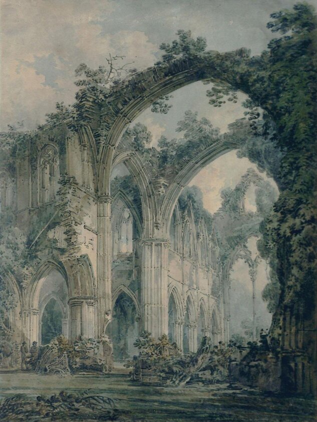 Interior of Tintern Abbey, Monmouthshire