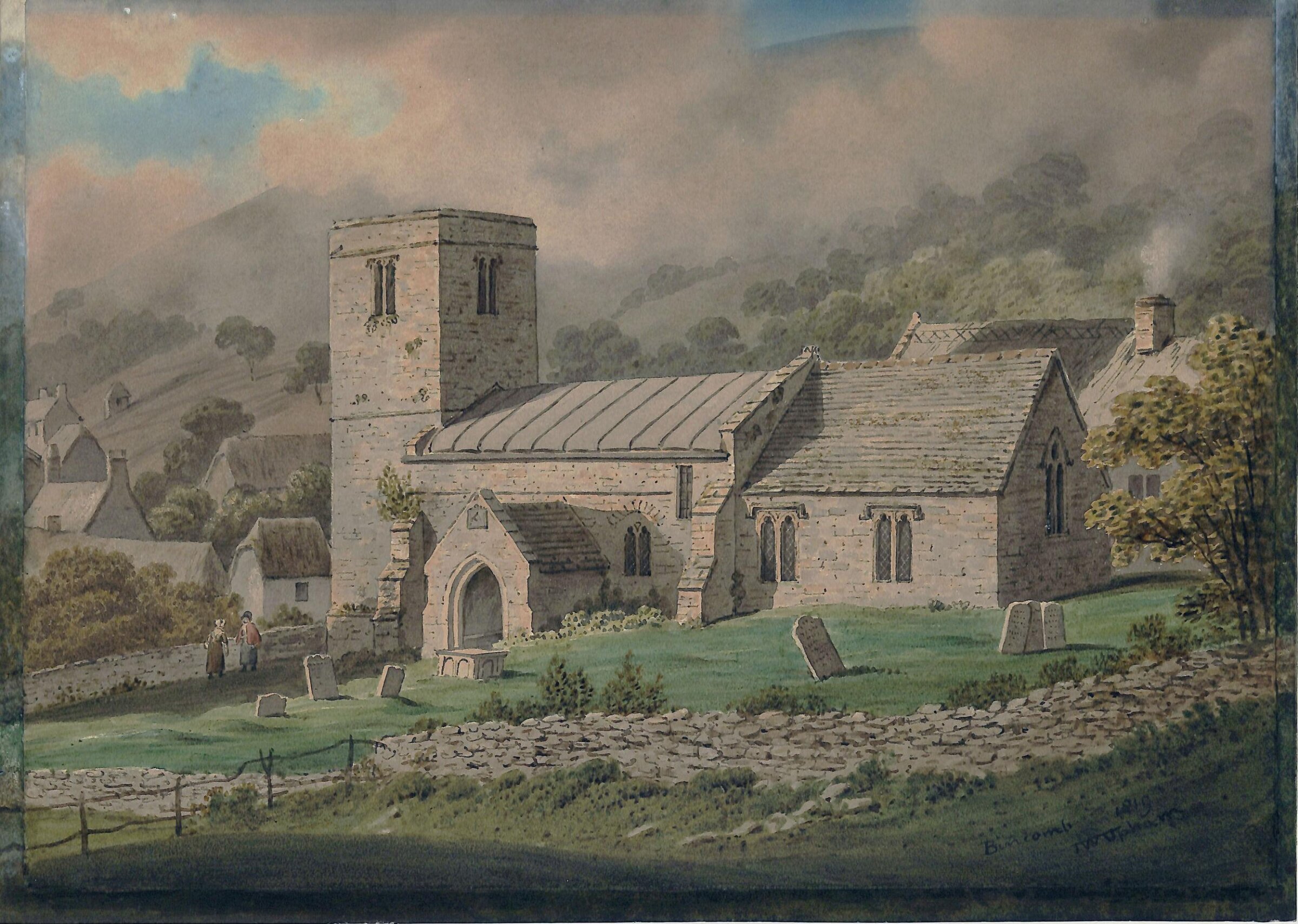 Bincombe Church, John William Upham, 1819