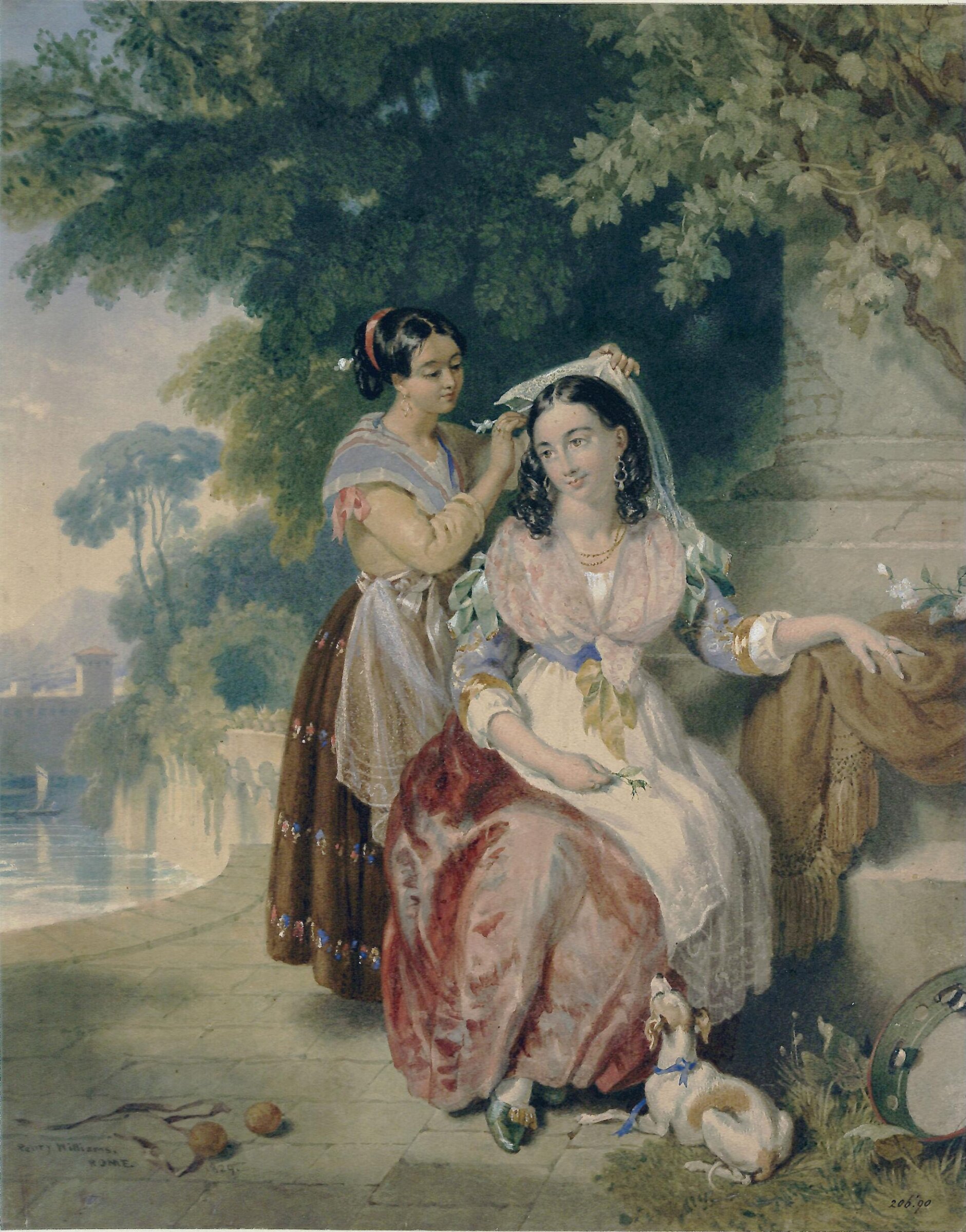 The Toilet : A Study at Rome, Penry Williams, 1829