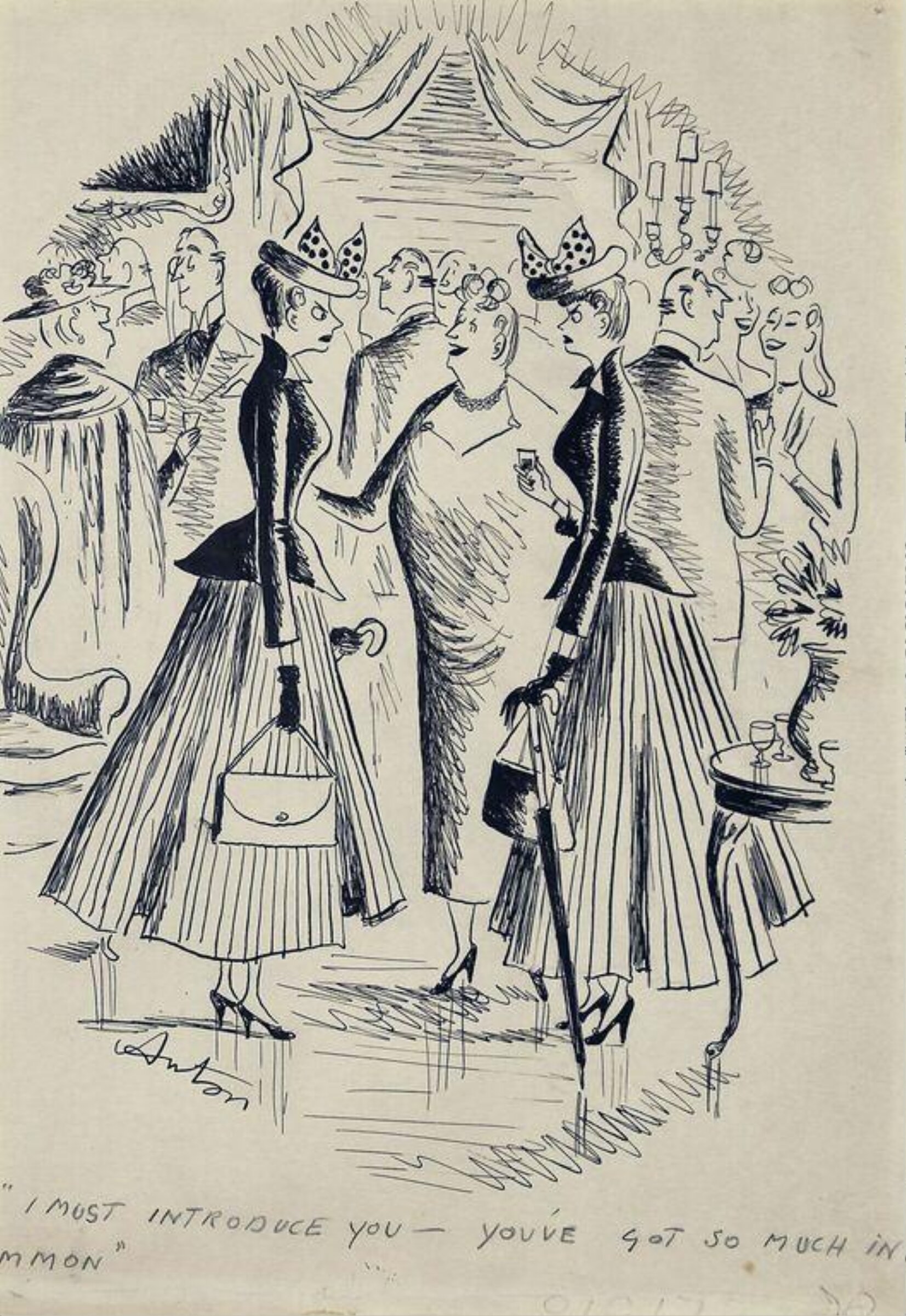 I must introduce you - you've got so much in common., Beryl Botterill Antonia Yeoman, 1948