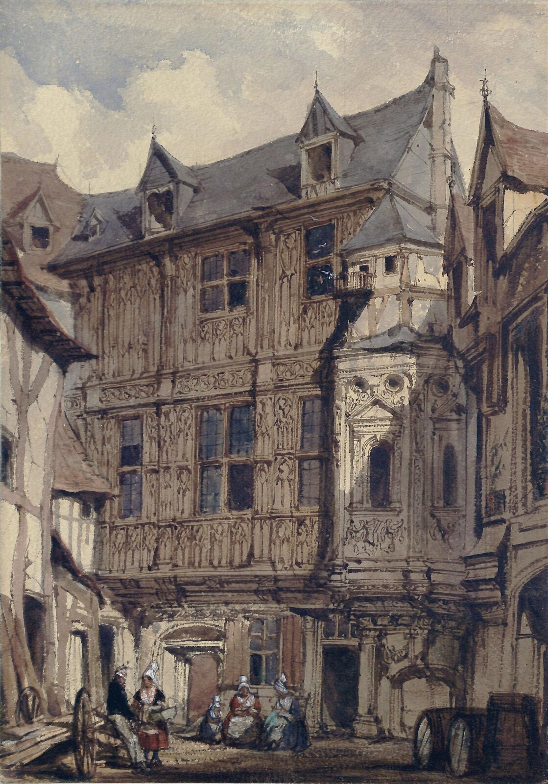Rouen, St. Etienne, Joseph Nash, 1868
