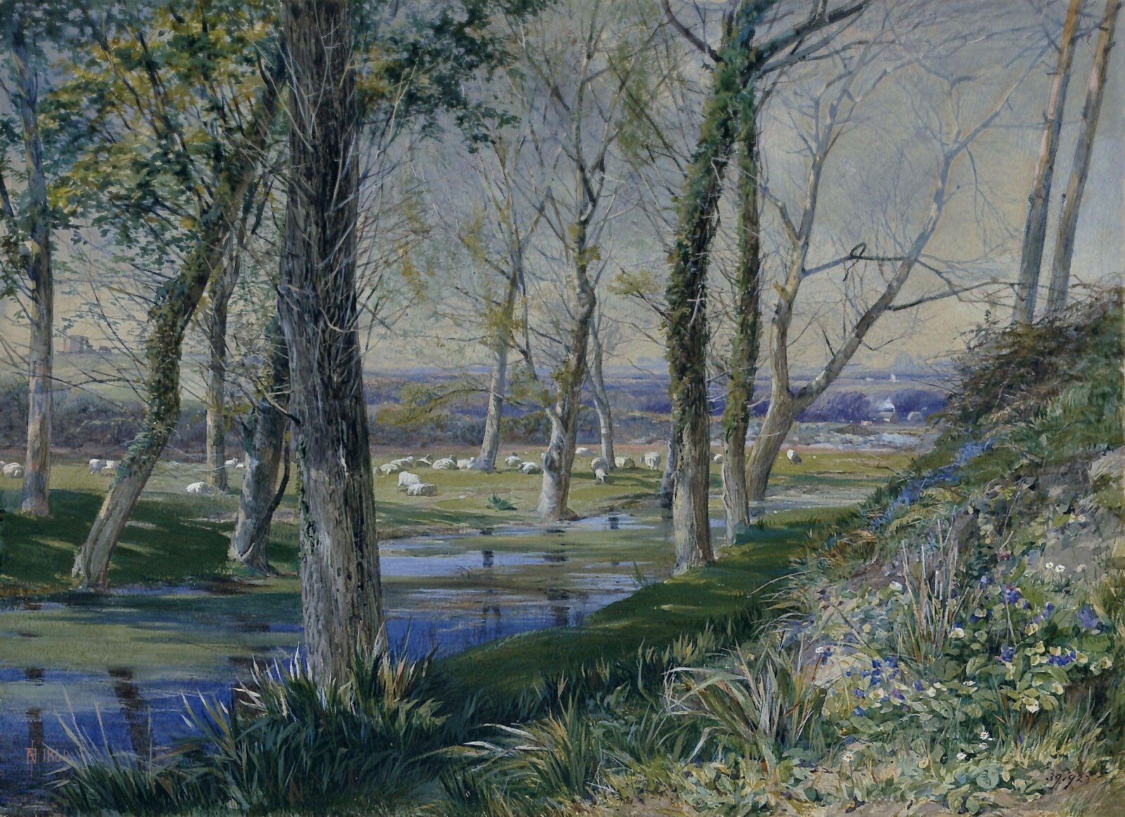 Spring Time, Paul Jacob Naftel, 1864