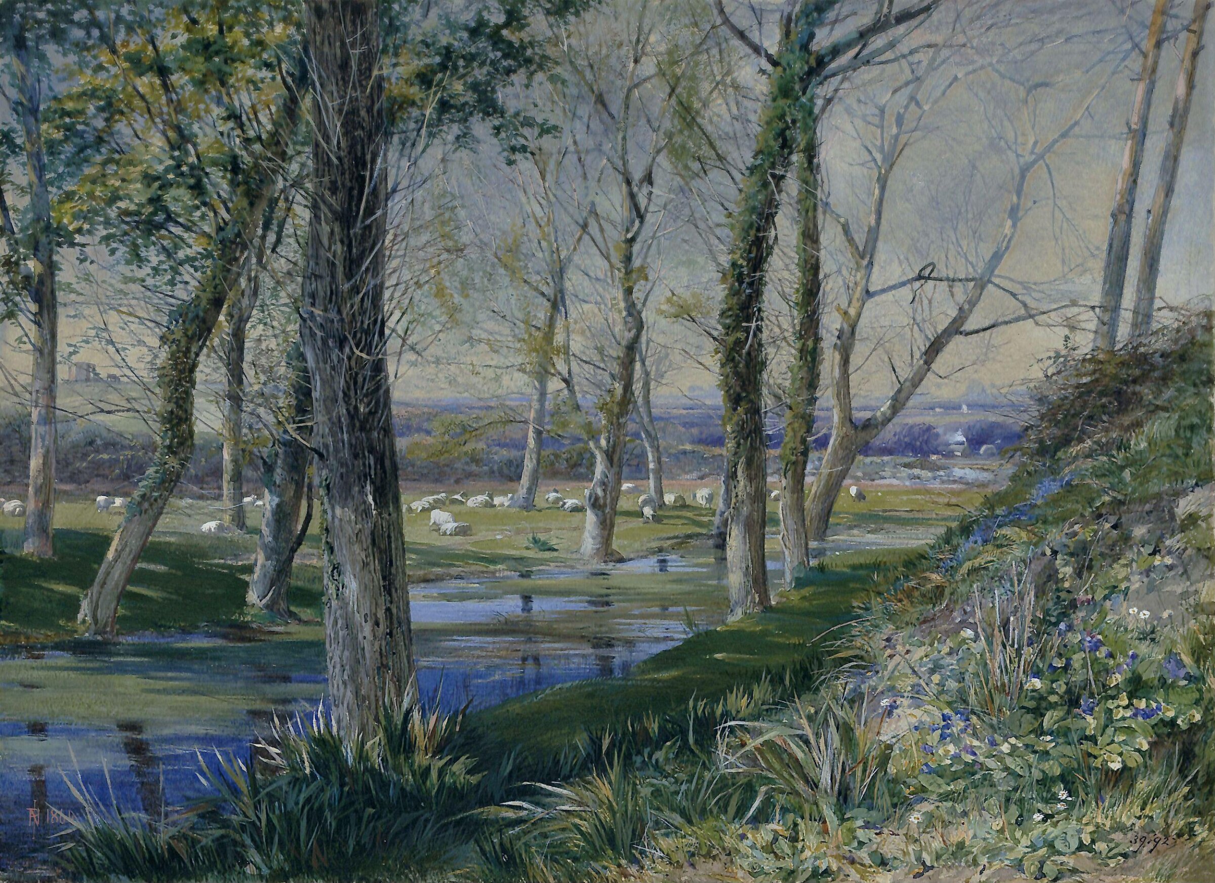 Spring Time, Paul Jacob Naftel, 1864