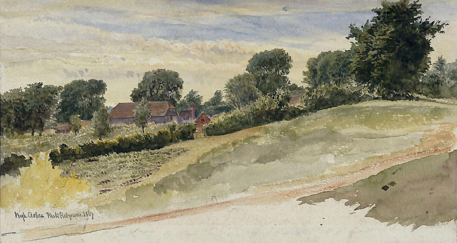 High Ashes, Leith Hill, Surrey, Richard Redgrave, 1867