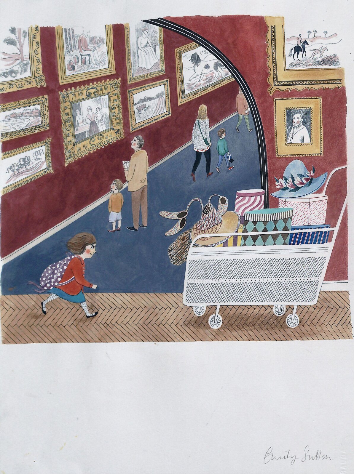 Pursuing a Strange Hat, Emily Sutton, 2011