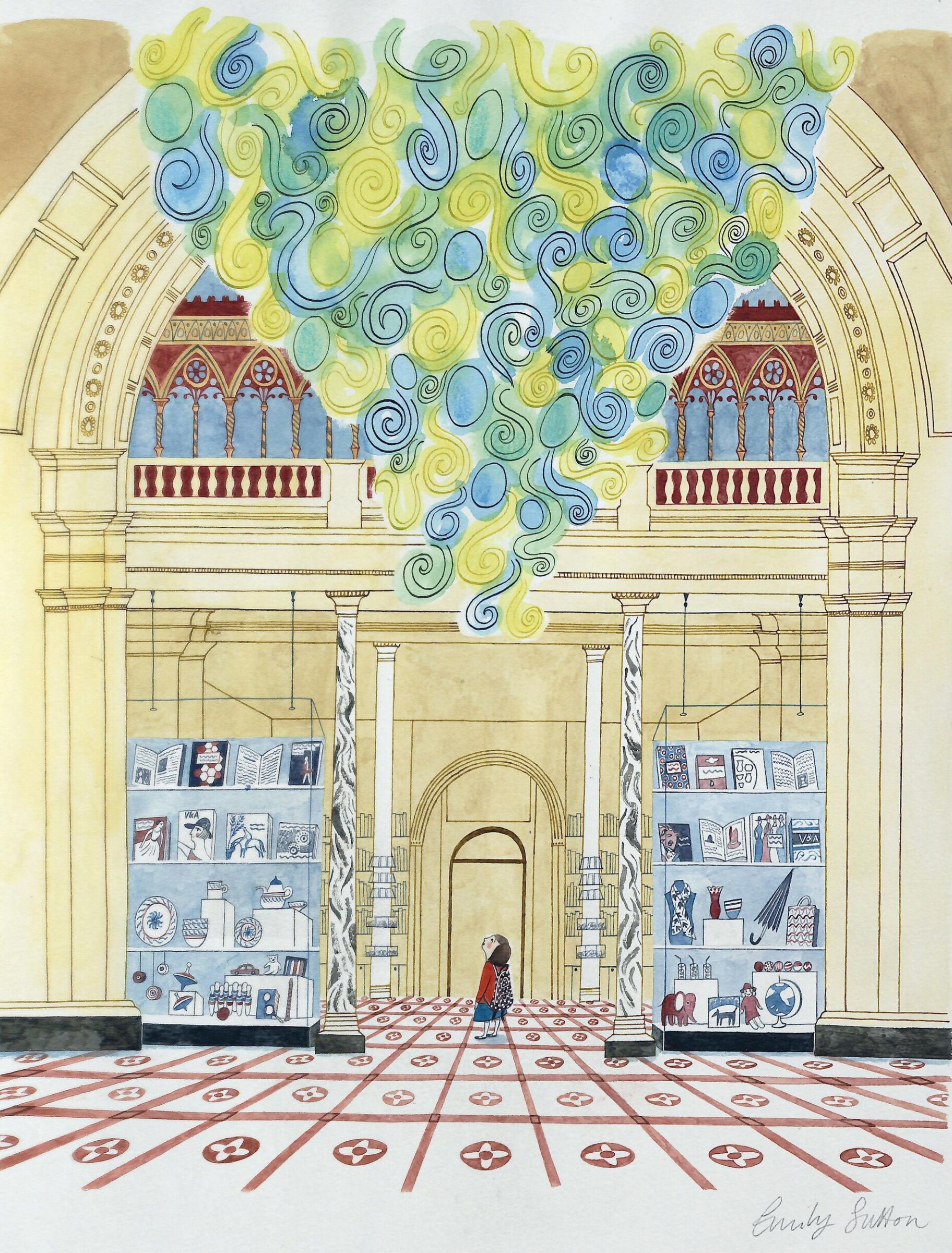 In the V&A Entrance Hall, Emily Sutton, 2011