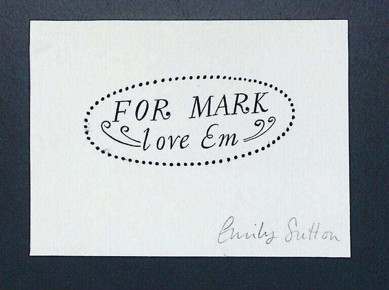 Label Card 'For Mark Love Em.'