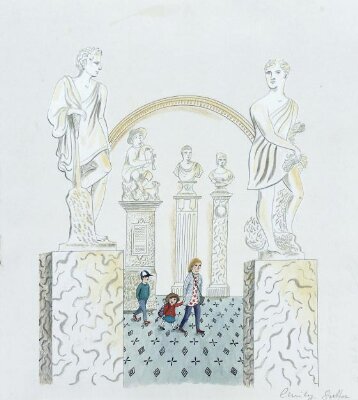 In the Sculpture Gallery