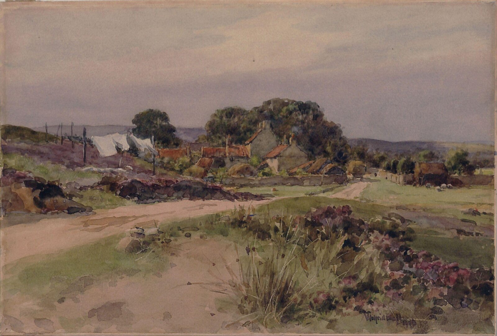 Goathland Village, Wilfrid Williams Ball, 1906