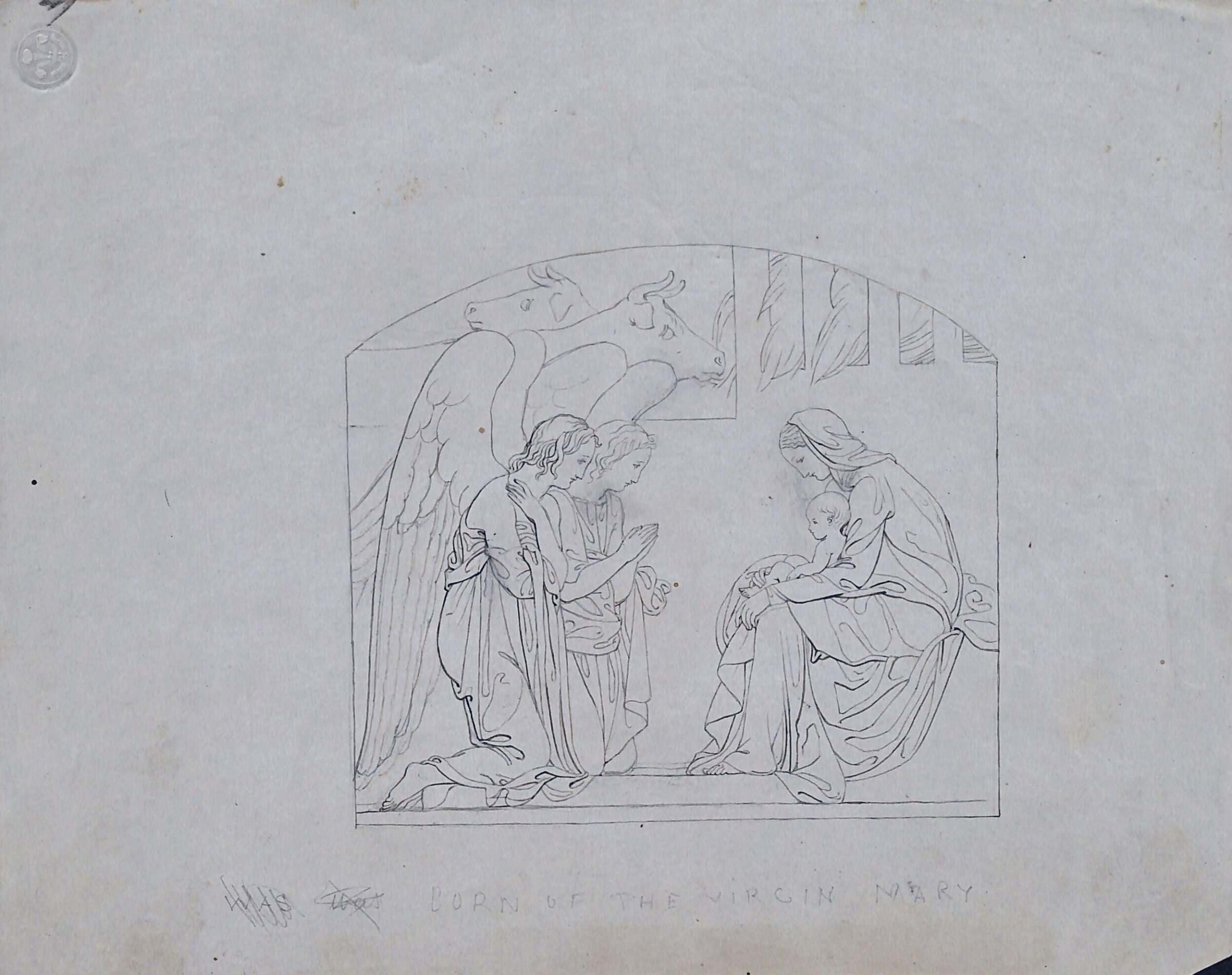 Design for Compositions from Morning and Evening Prayer, John Bell, 1844